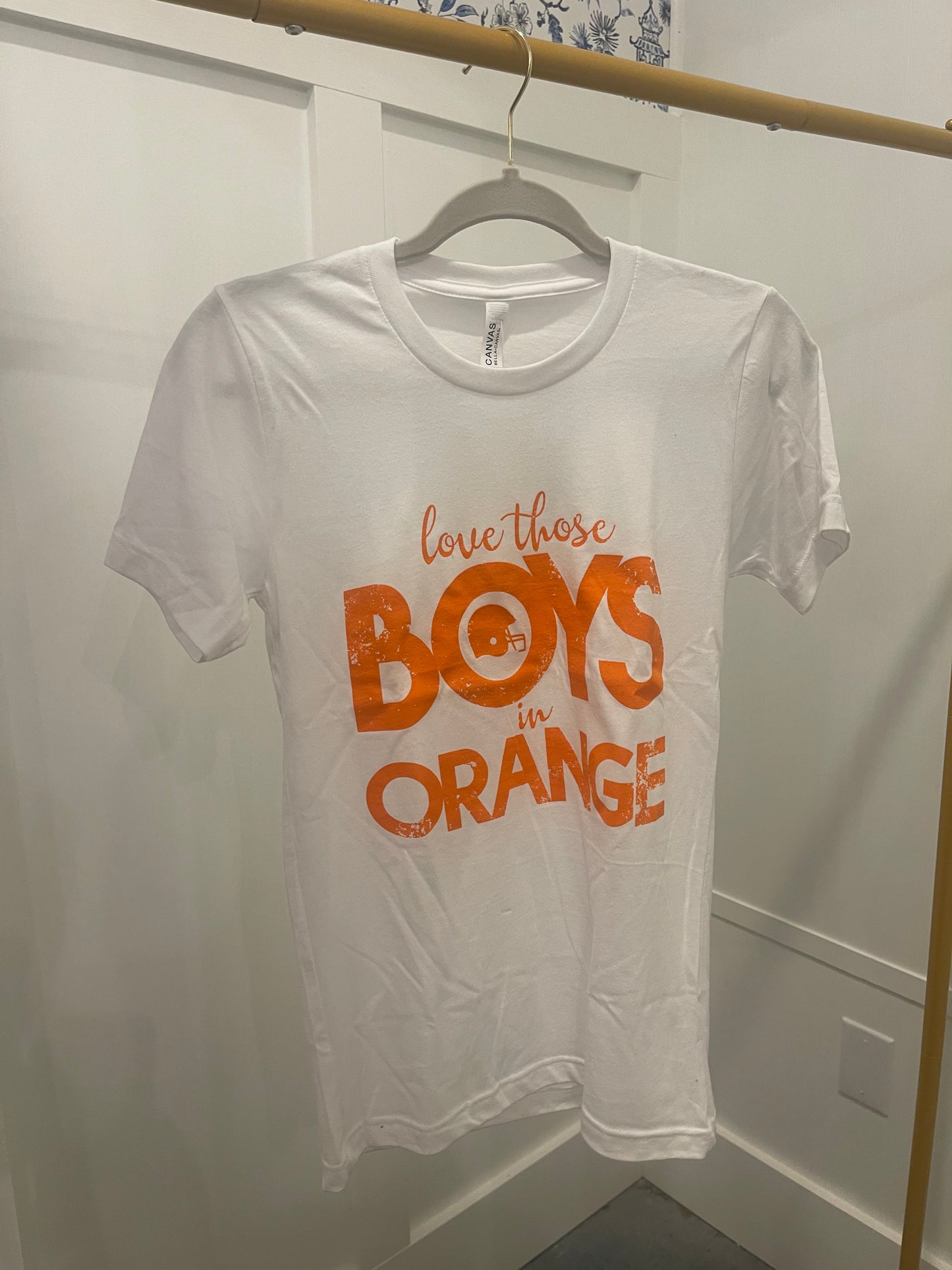 Love Those Boys in Orange Tee