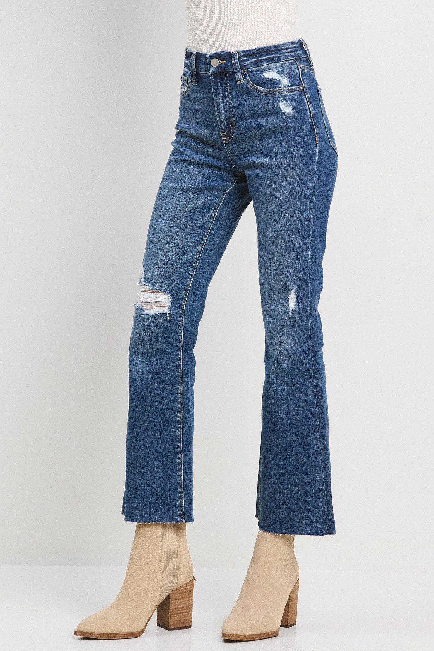 High Rise Crop Flare