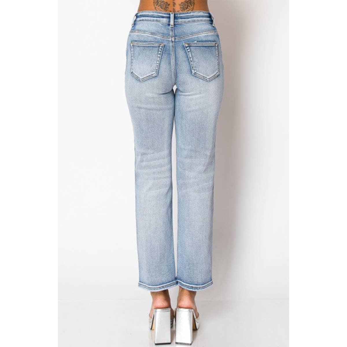 STRAIGHT LEG DENIM JEANS (3 Shade Options)
