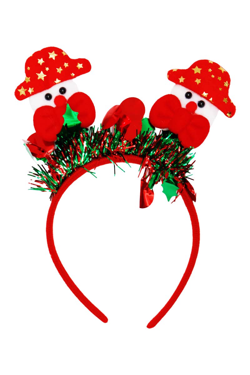 Christmas Shimmery Tinsel Novelty Head Boppers