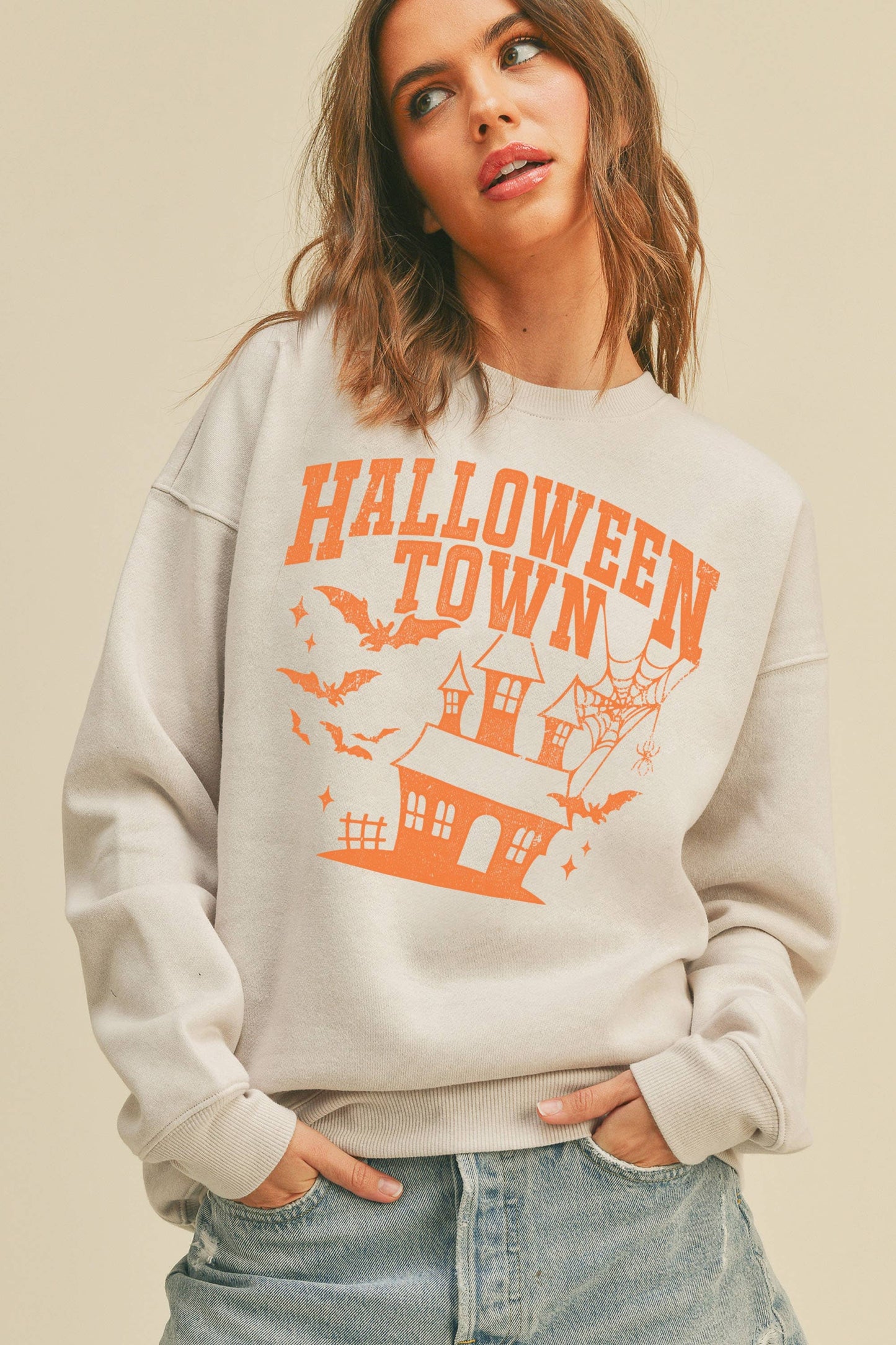 Halloween Town Graphic Sweatshirt