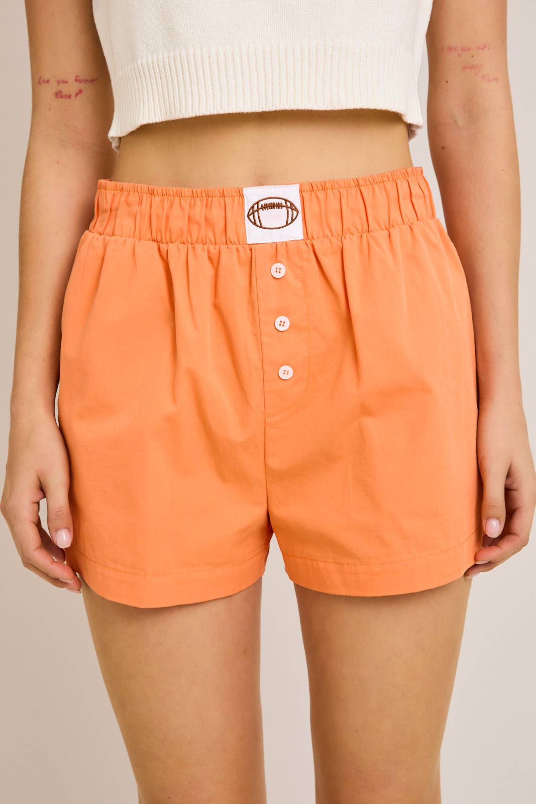 HIGH WAISTED BOXY SHORTS