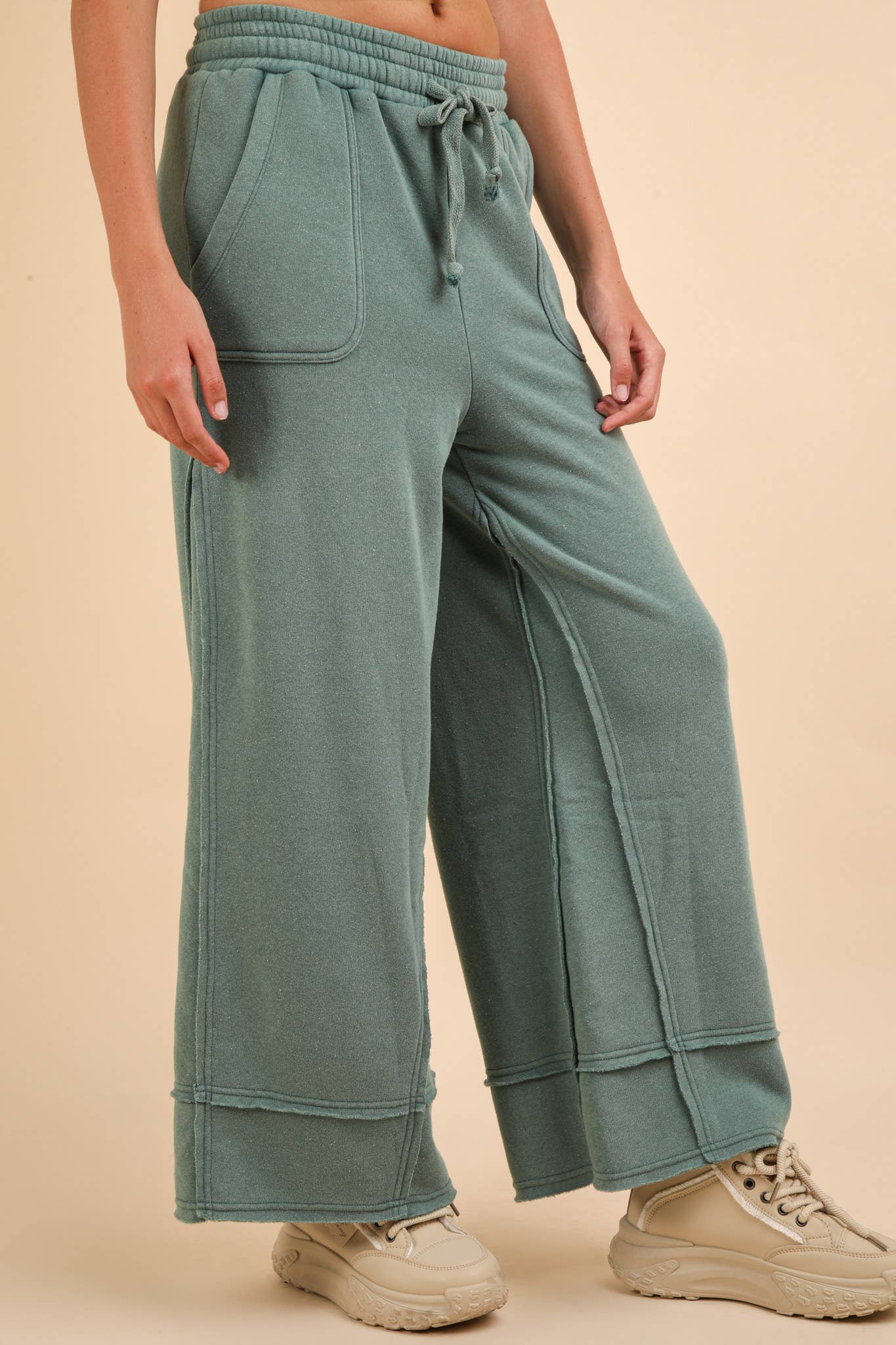 Acid Washed Comfy Casual Long pants