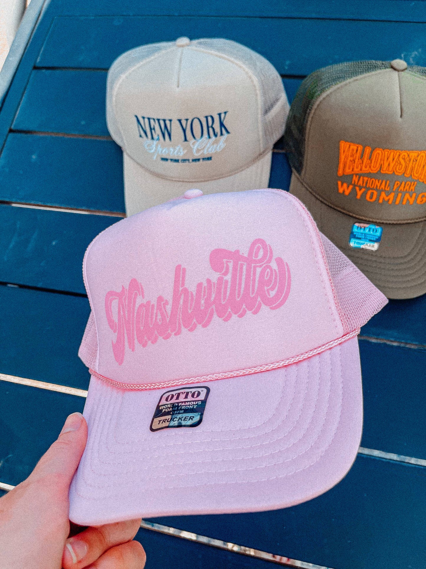 Nashville, Tennessee Pink Trucker Hat
