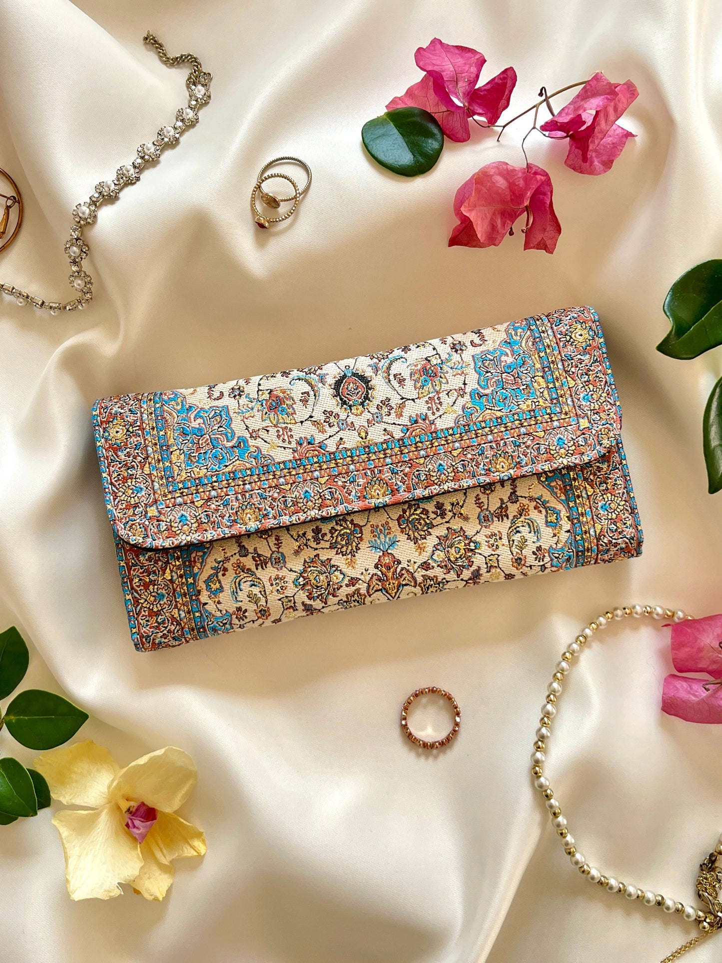 Handmade Vegan Wallet, Rug Design Wallet, Boho Wallet