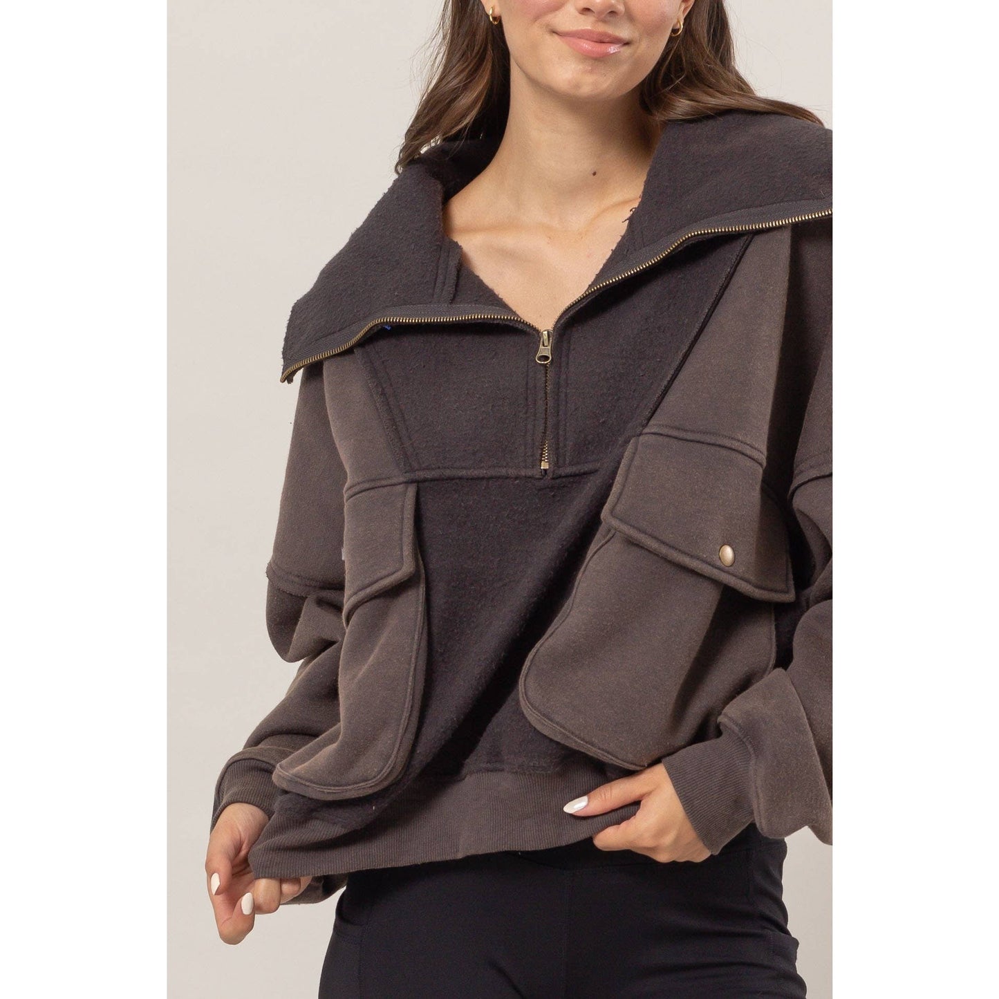 Mineral Washed French Terry Sweatshirt