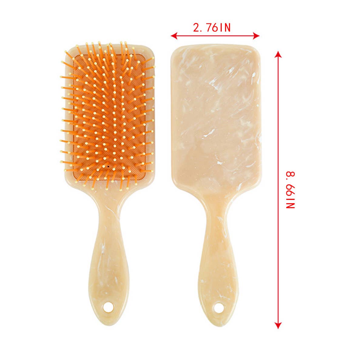 AIR CUSHION SQUARE HANDLE HEAD MASSAGE COMB