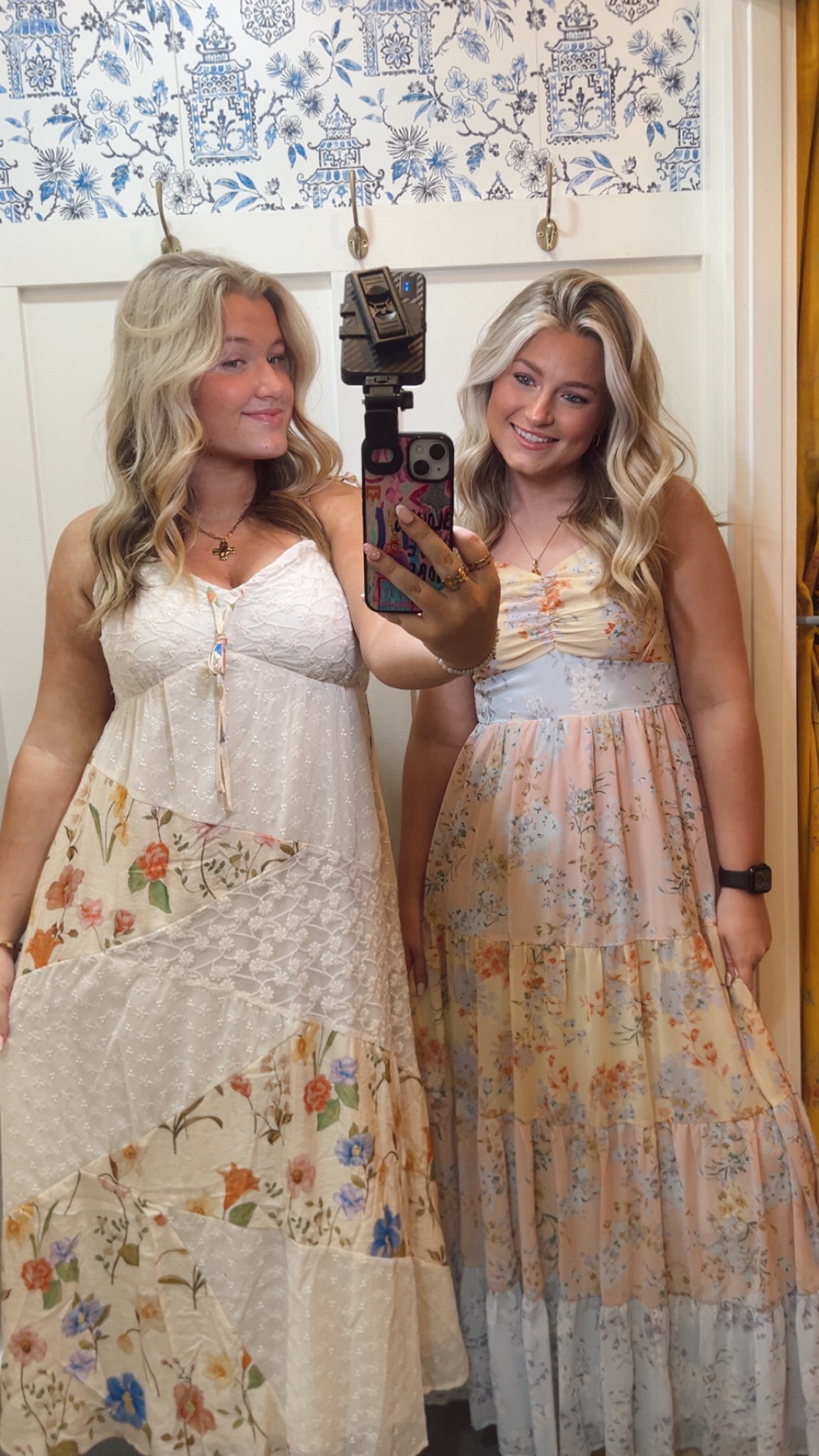 FLORAL LACE FABRIC DETAIL MAXI SLIP DRESS