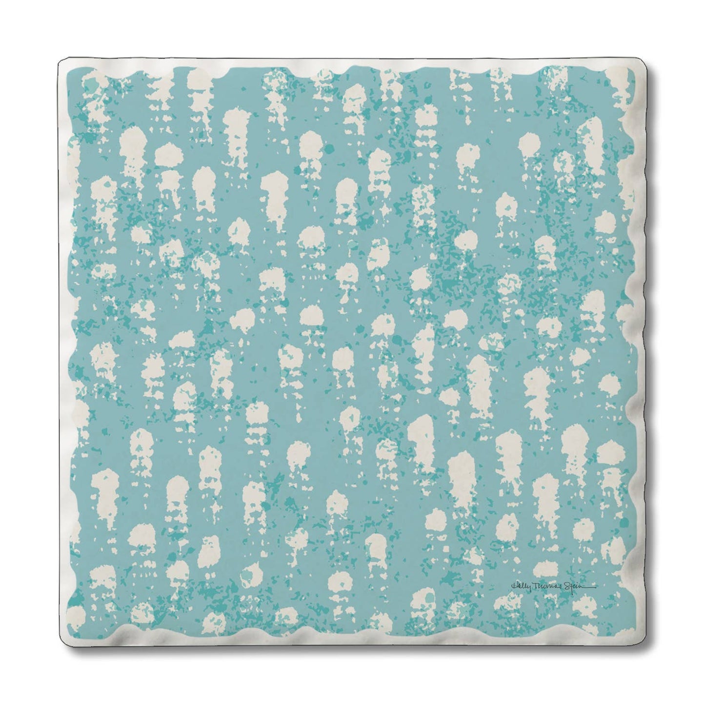 Bubbling Up Absorbent Tumbled Tile Coaster