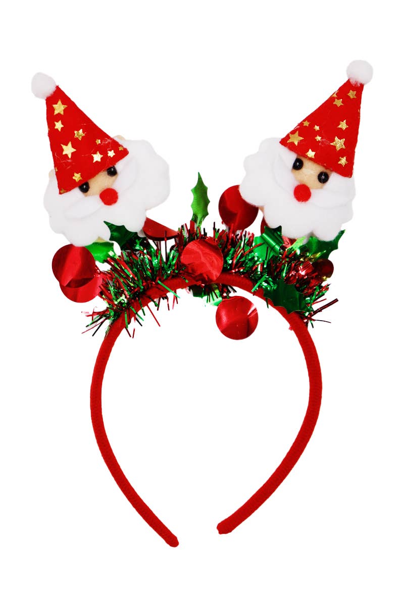 Christmas Shimmery Tinsel Novelty Head Boppers