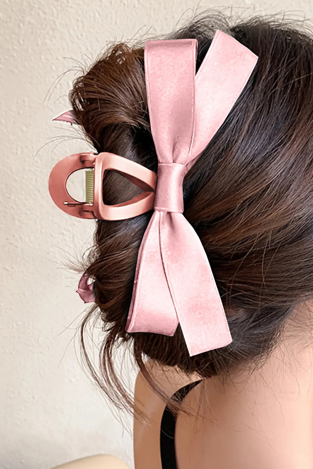 Bow Décor Large Hair Claw Clip