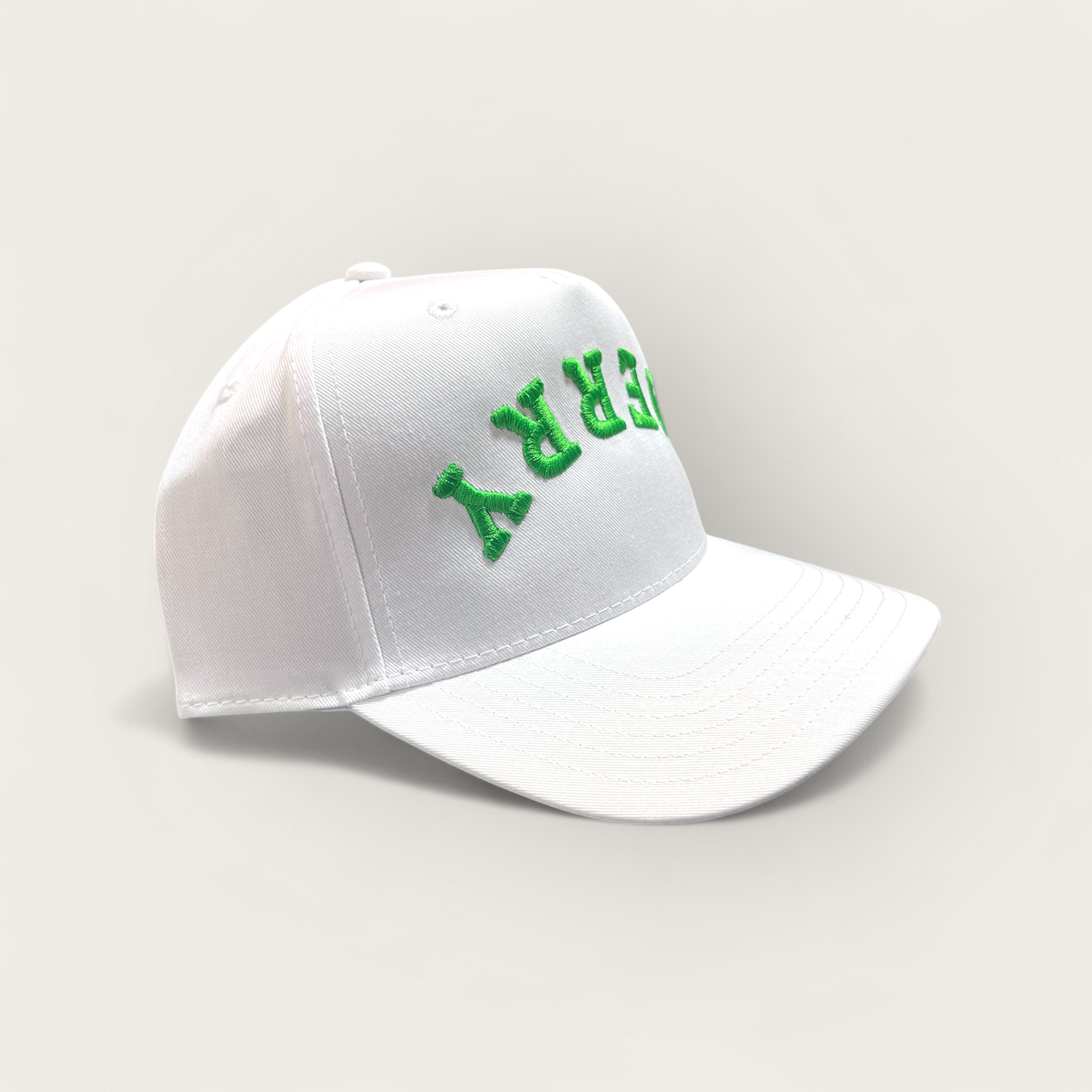Merry Upside Down Classic Trucker Hat | White