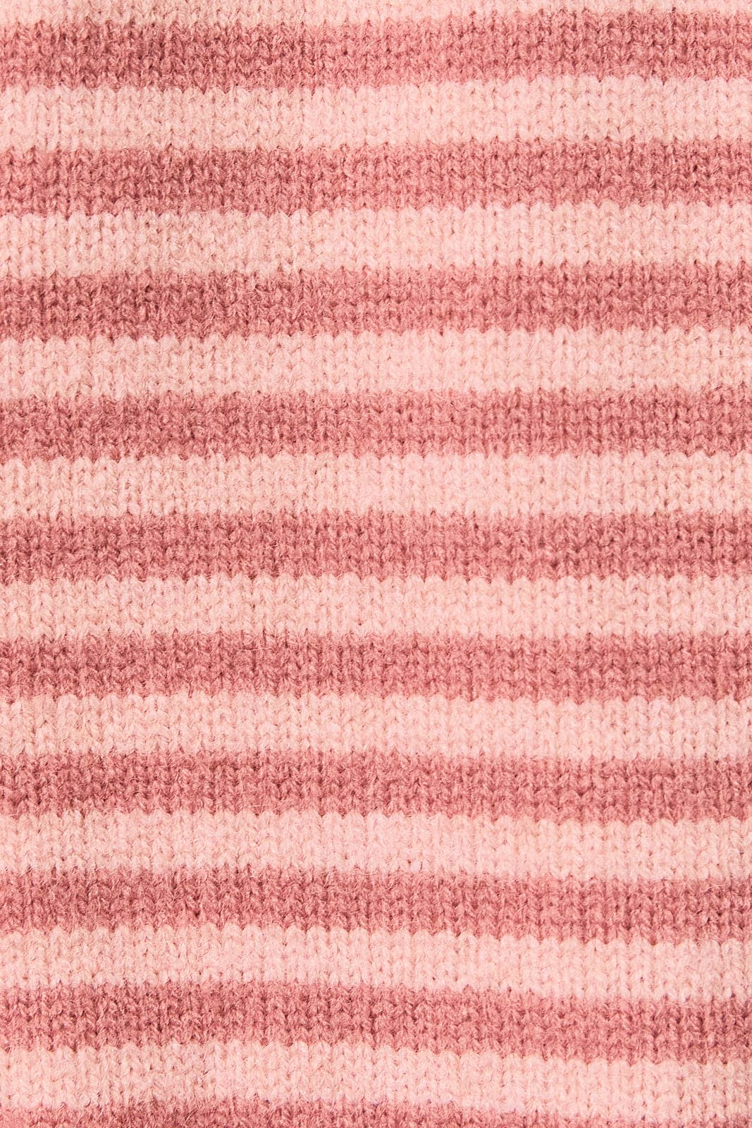 Striped Mid Rise Drawstring Sweater Wide Leg Pants