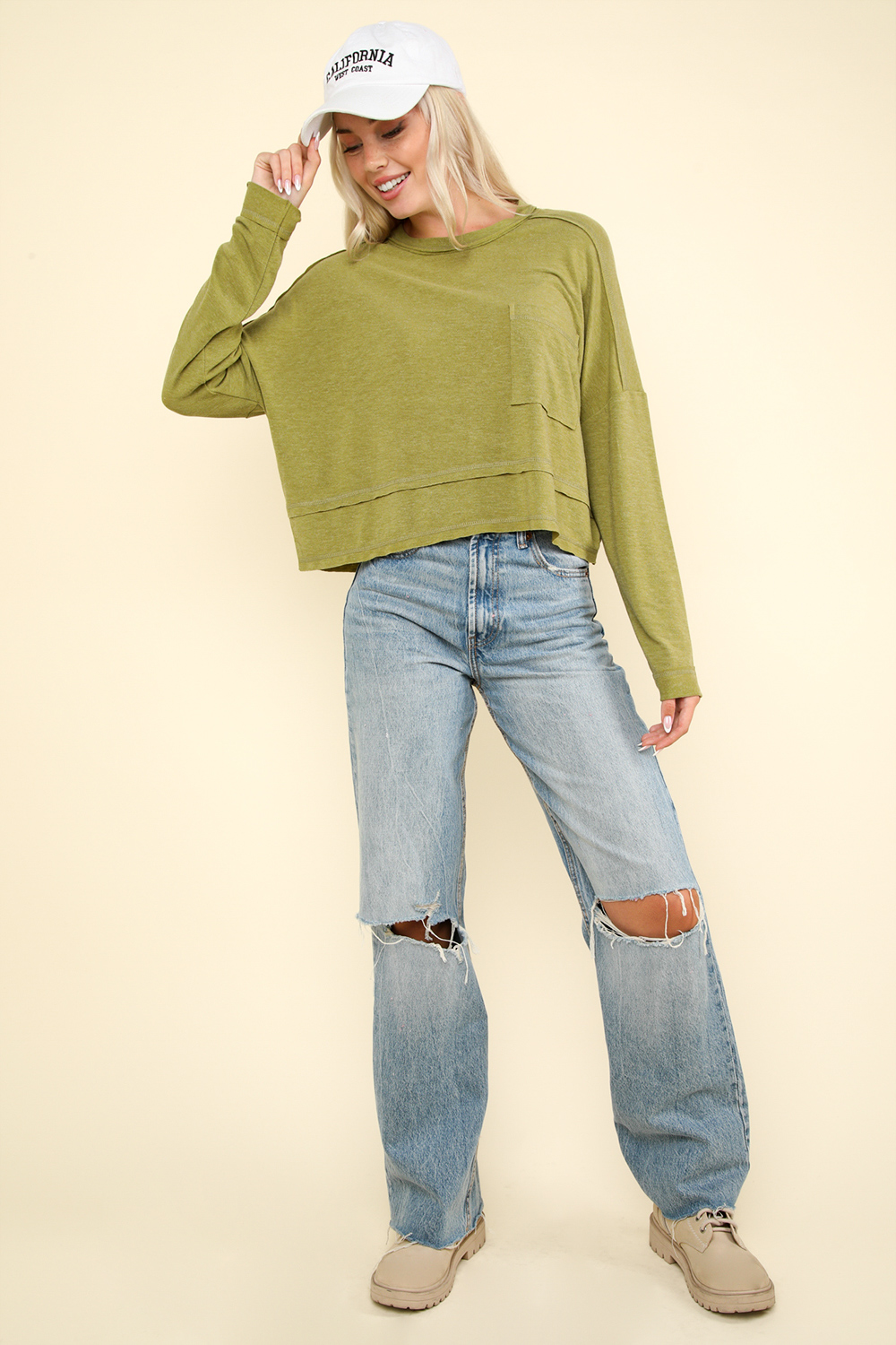 Oversized Casual Knit Top