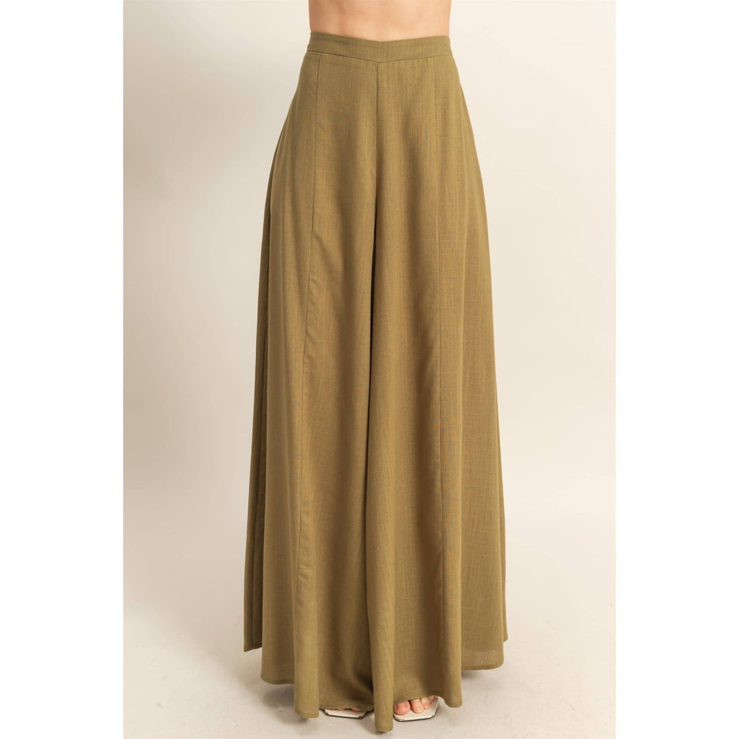 Surplice Top And Palazzo Pants Set (Sold as Separates)