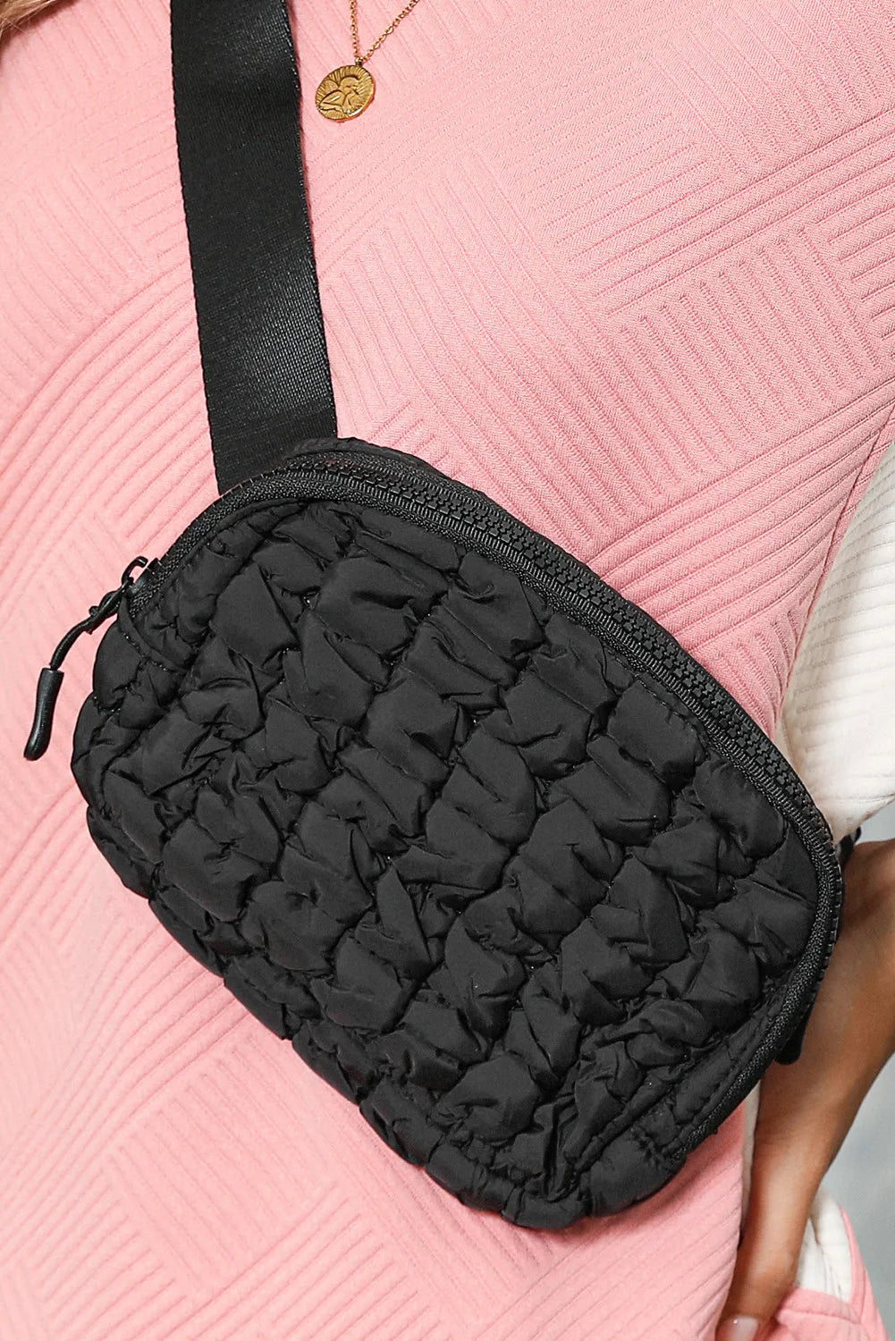Quilted Puffer Belt Bag Fanny Pack