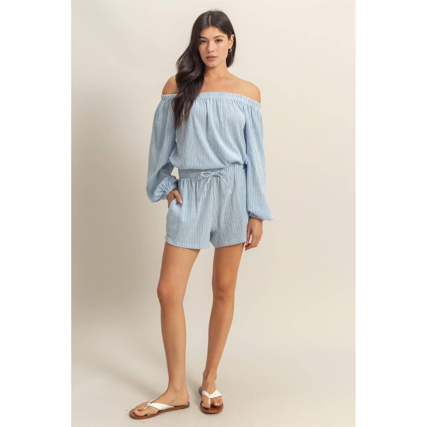 Off Shoulder Top And Short Set (Sold as Separates)