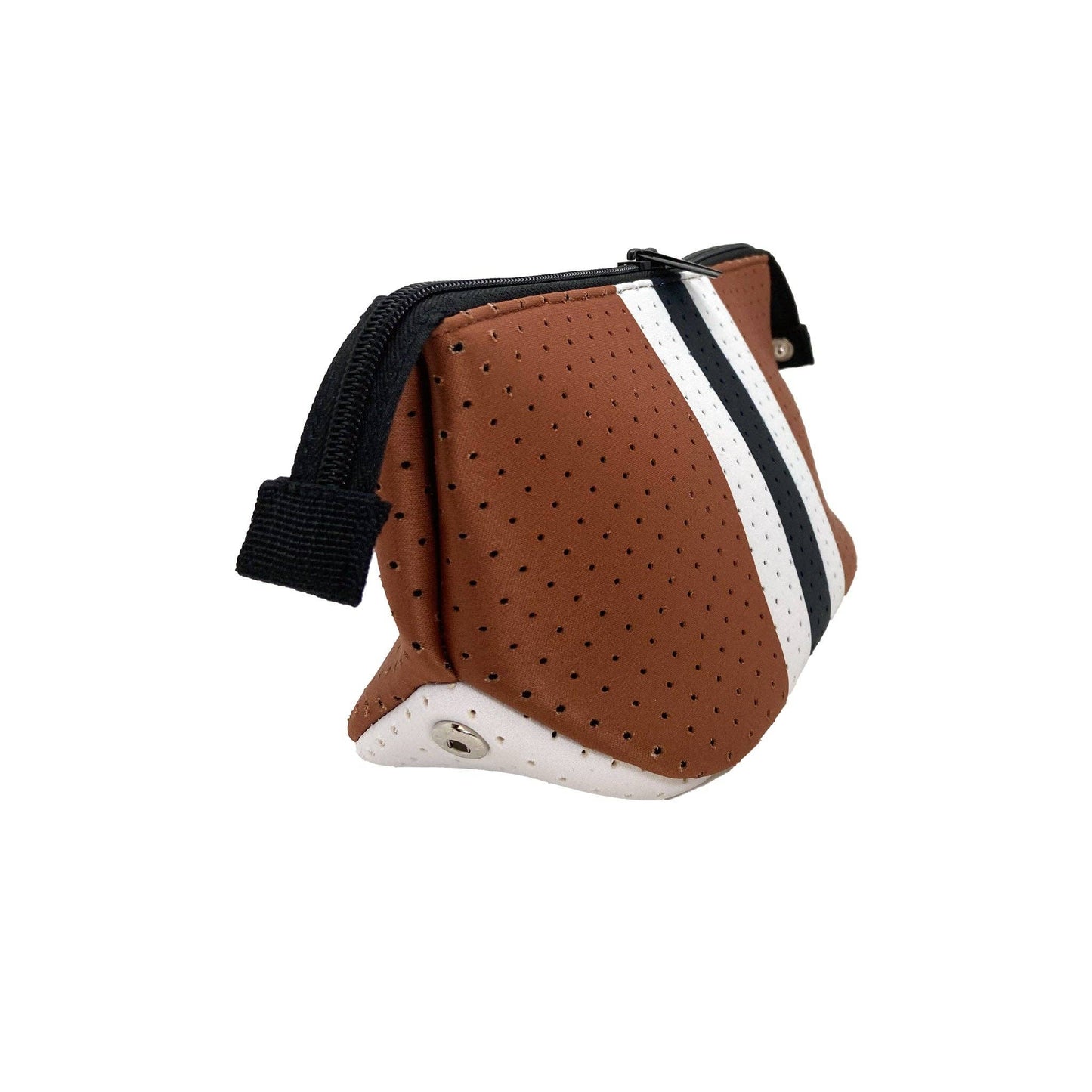 Neoprene Cosmetic/Travel Bag Caramel Stripe
