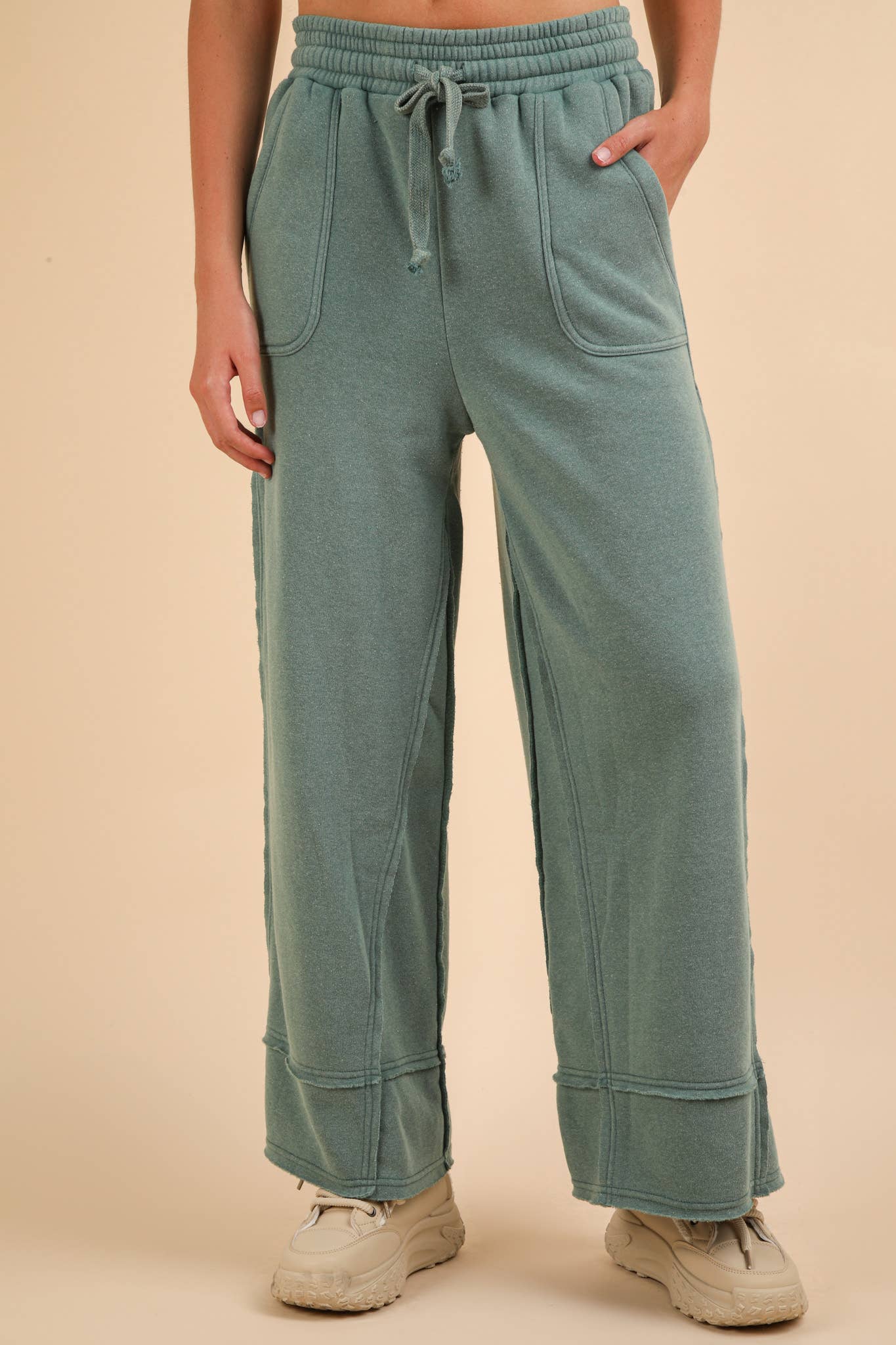 Acid Washed Comfy Casual Long pants