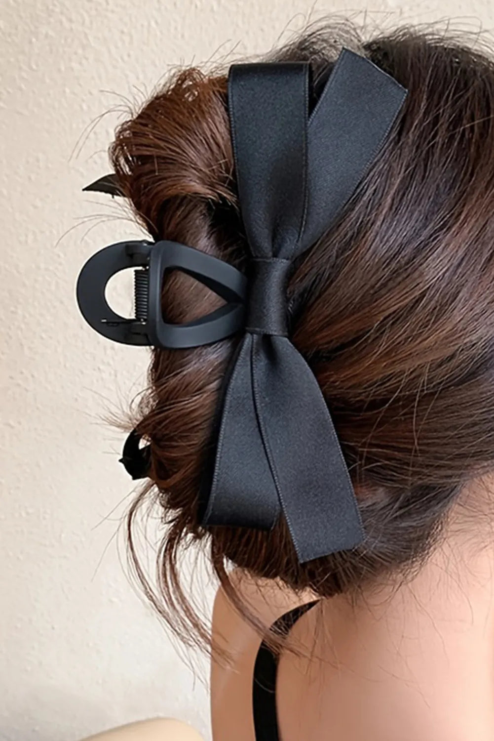 Bow Décor Large Hair Claw Clip