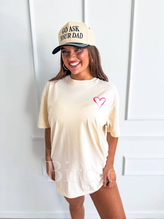 Heaven on my Bucket List Graphic Tee on Ivory