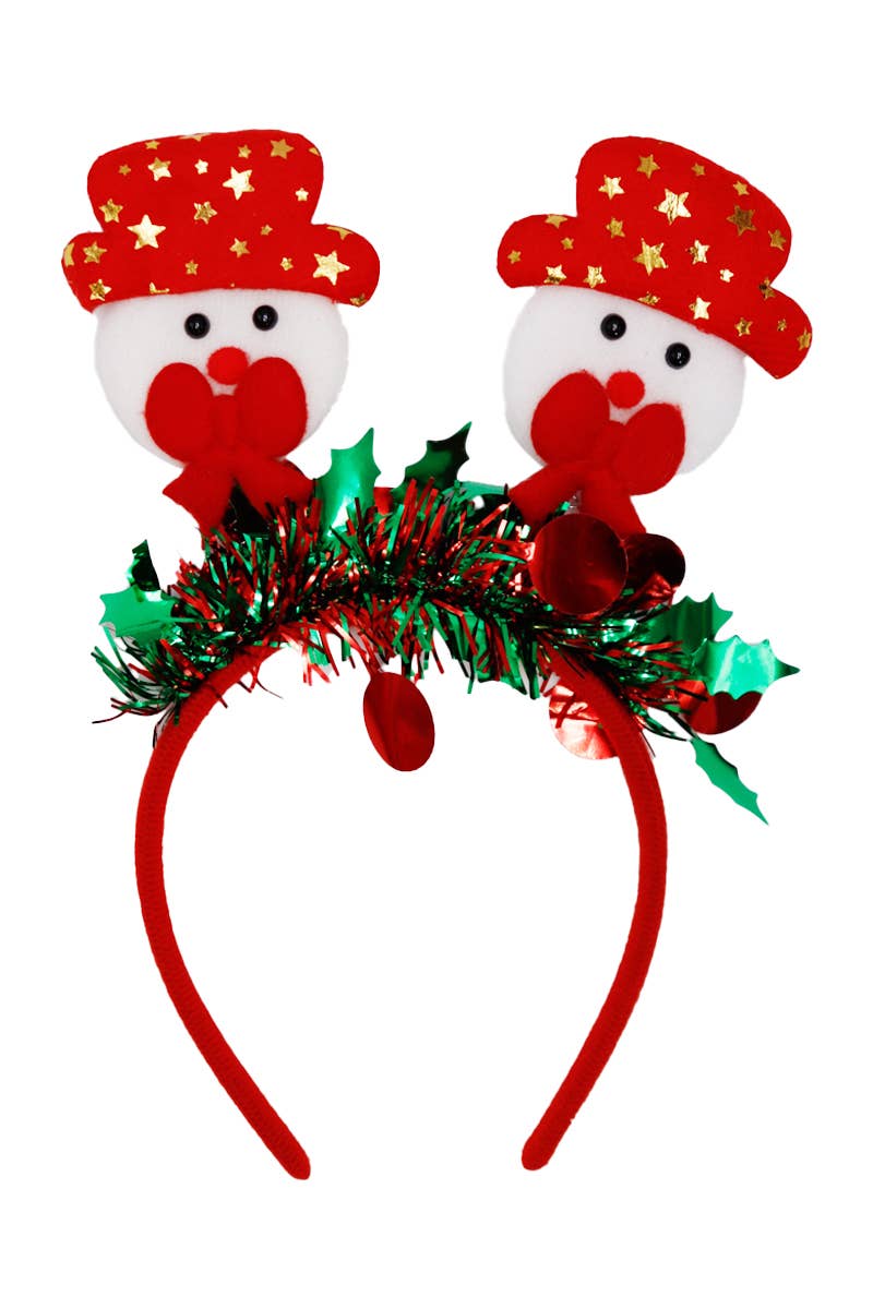 Christmas Shimmery Tinsel Novelty Head Boppers