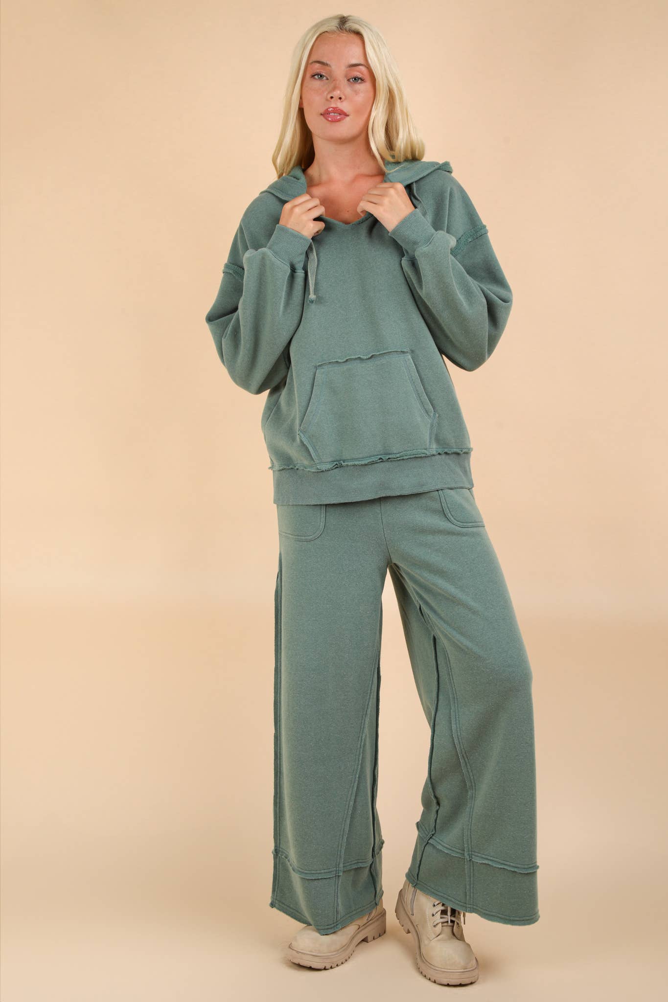 Acid Washed Comfy Casual Long pants