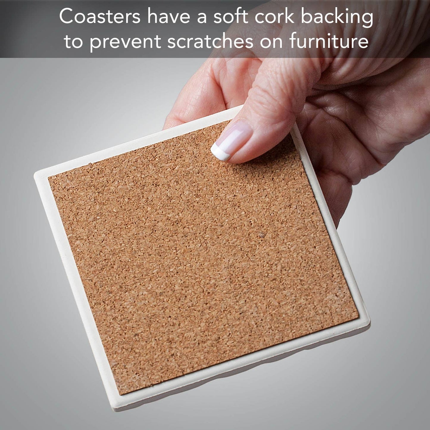 Bubbling Up Absorbent Tumbled Tile Coaster