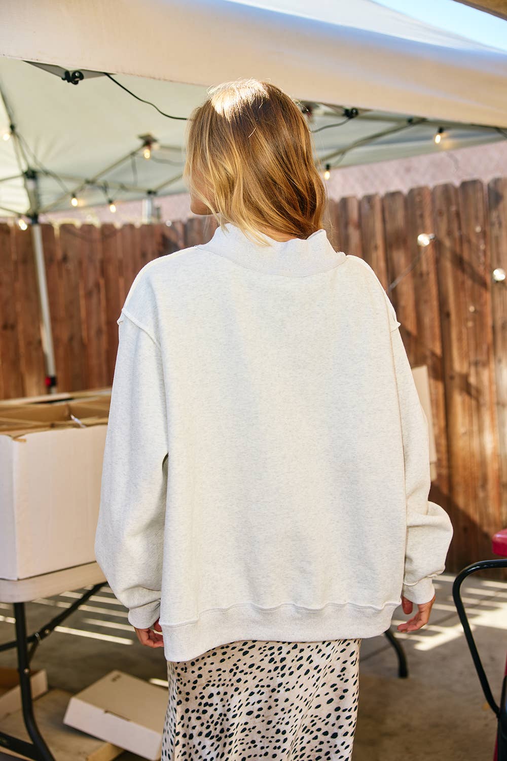 MOTHER | 'MOTHER & COOL MOM' Reversible Sweatshirt