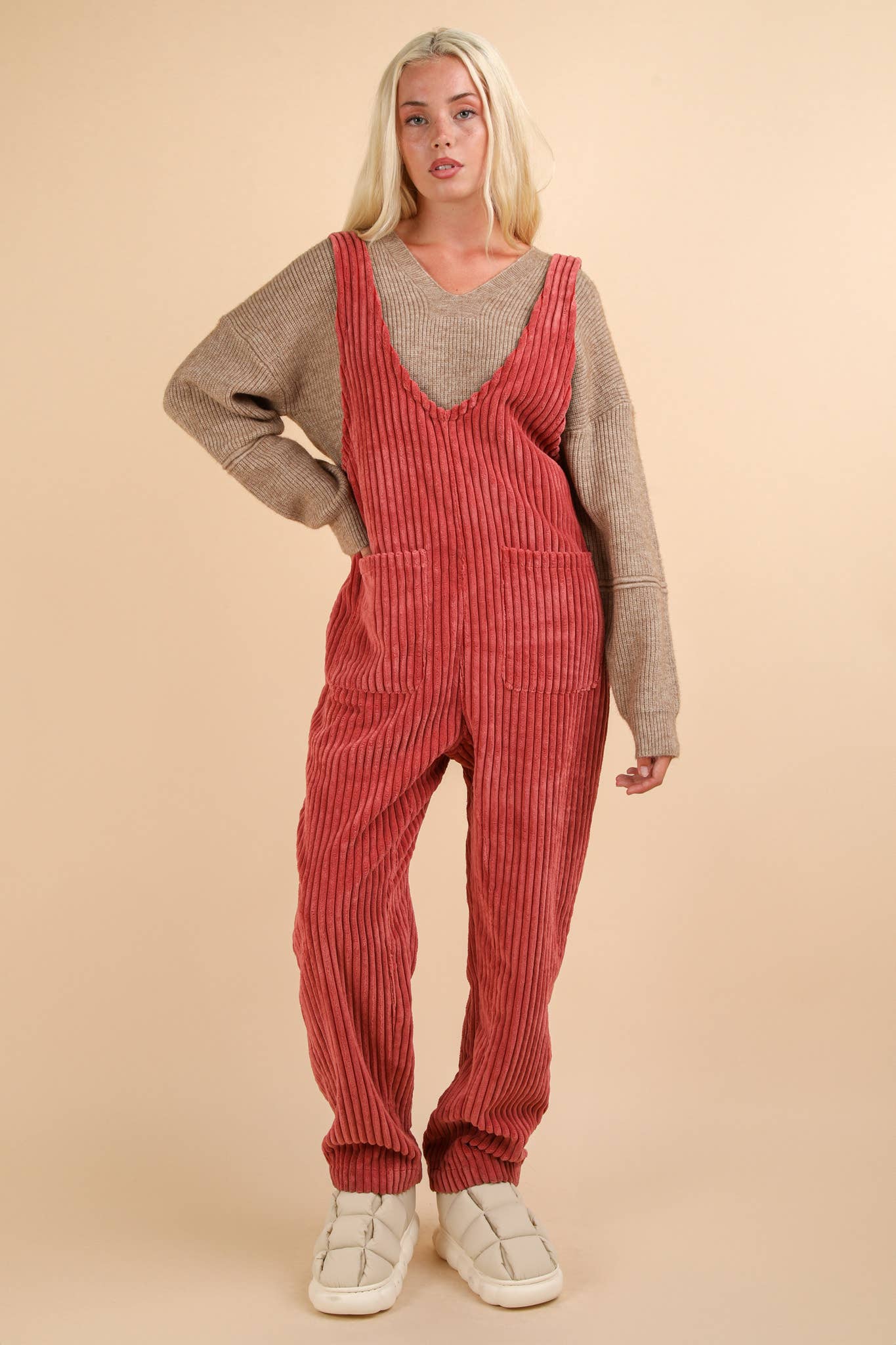 Cozy Soft Corduroy Jumpsuits