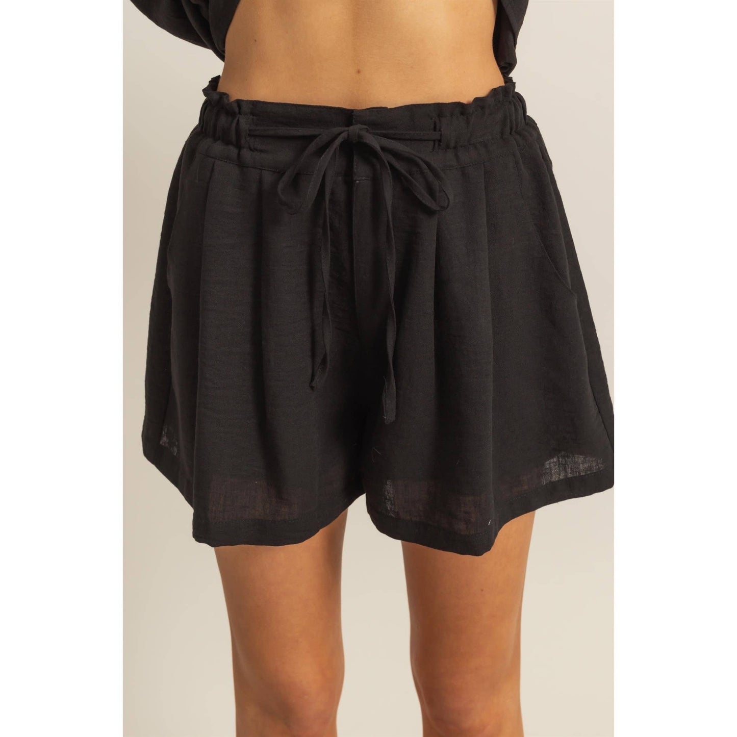 Oversized Shirt And Flowy Shorts Set (Sold as Separates)