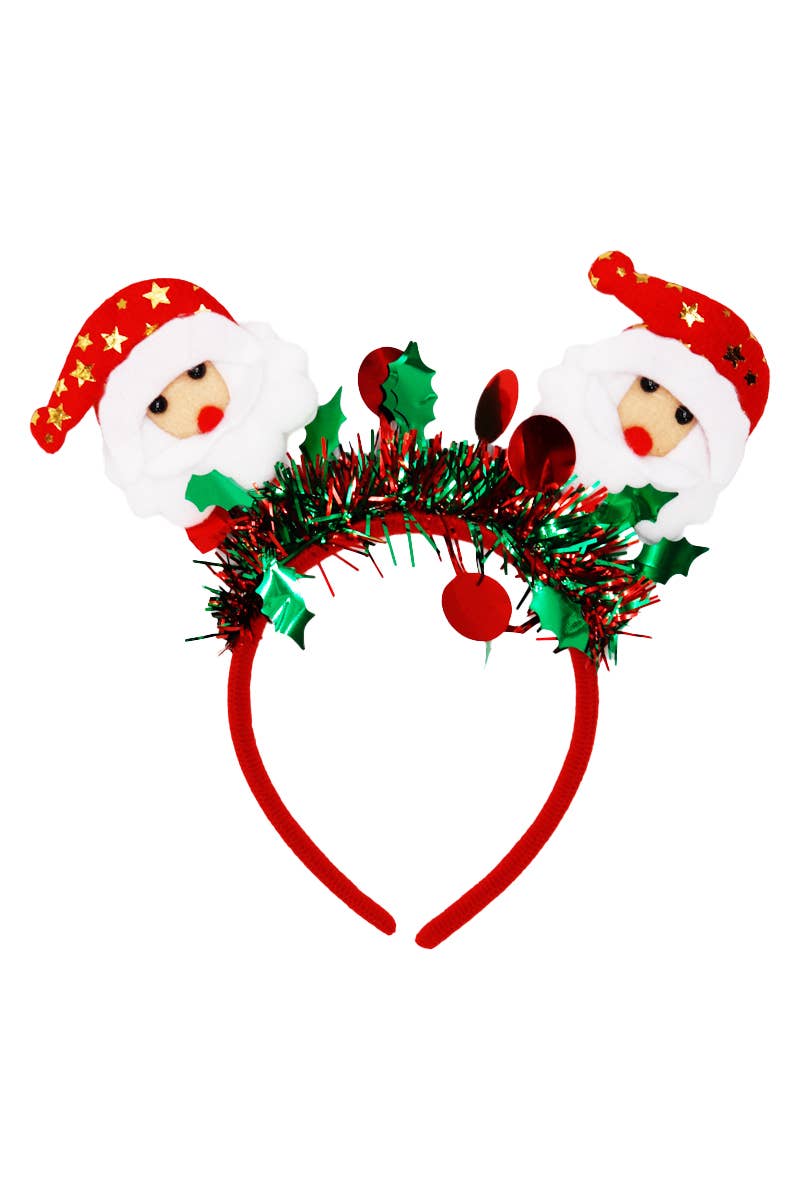 Christmas Shimmery Tinsel Novelty Head Boppers