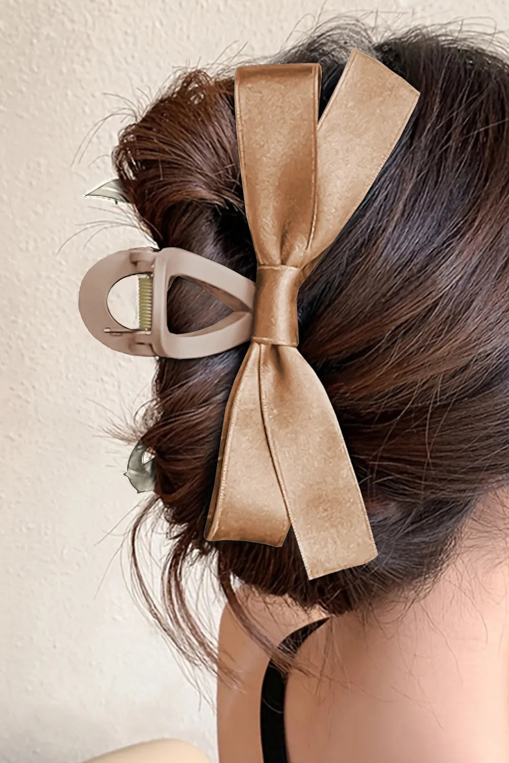Bow Décor Large Hair Claw Clip