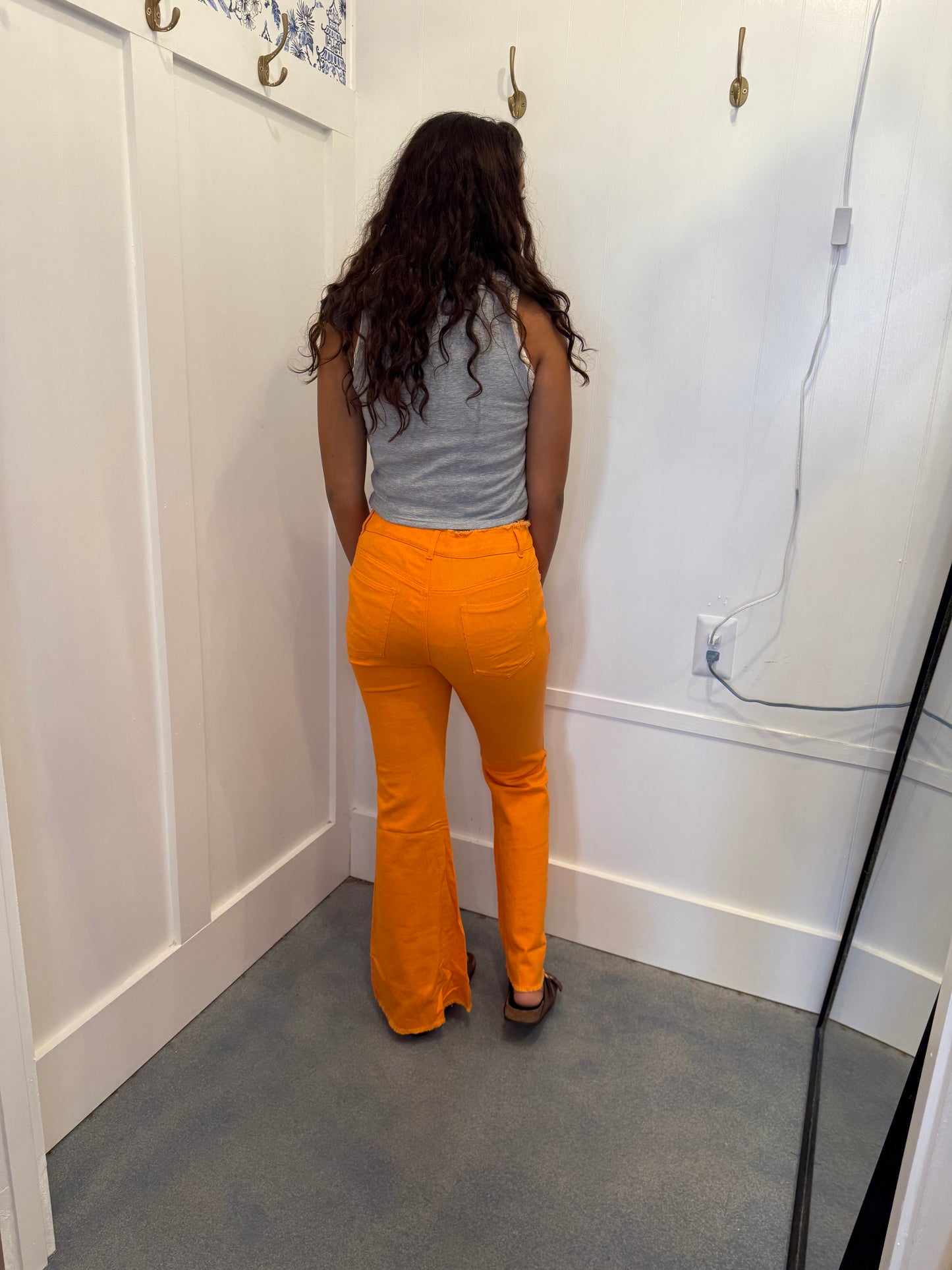 90's Tennessee VOLS, Micro-Ribbed Cropped Tank