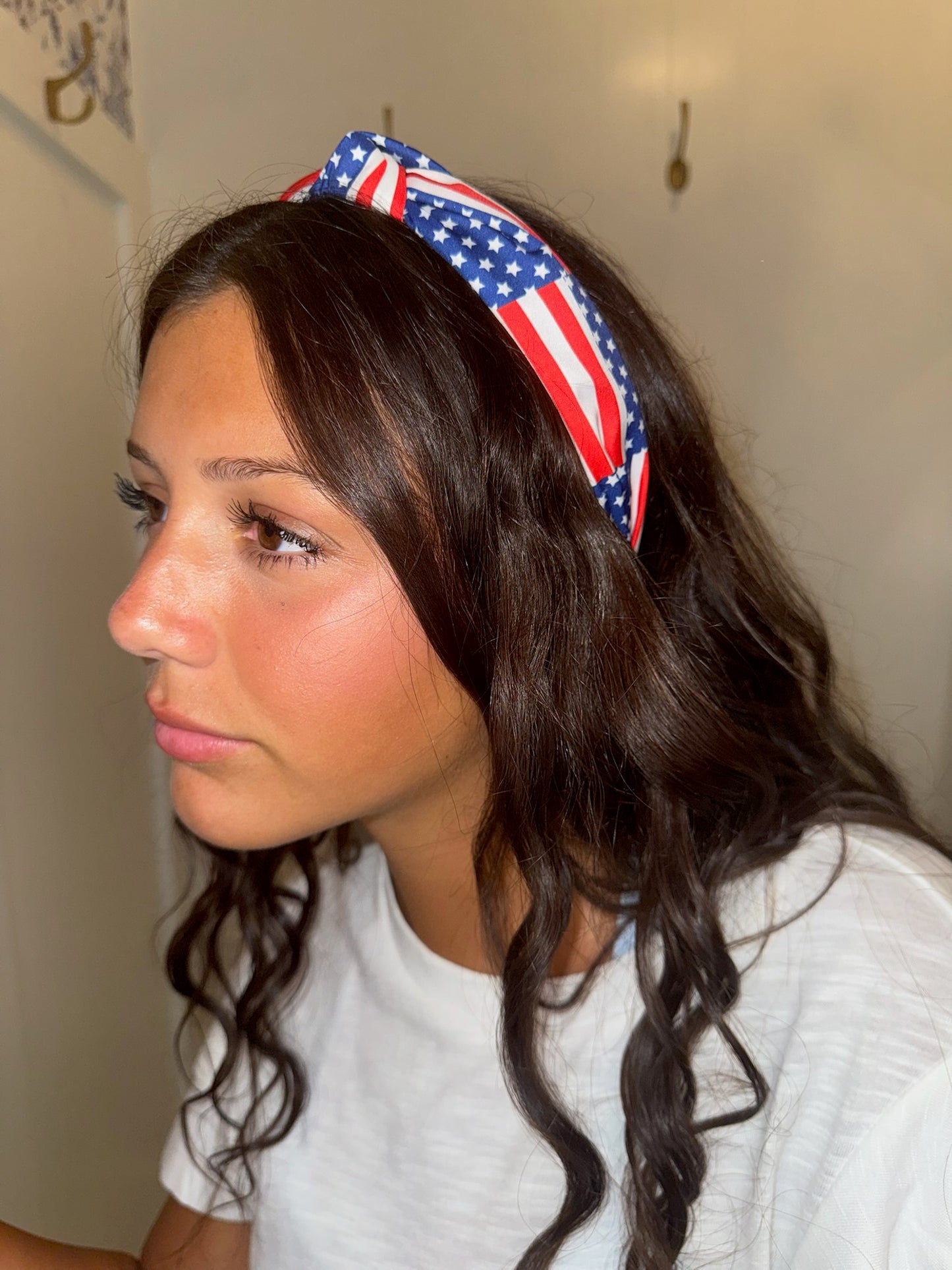 4TH OF JULY USA STRIPE STAR FLAG HEADBAND
