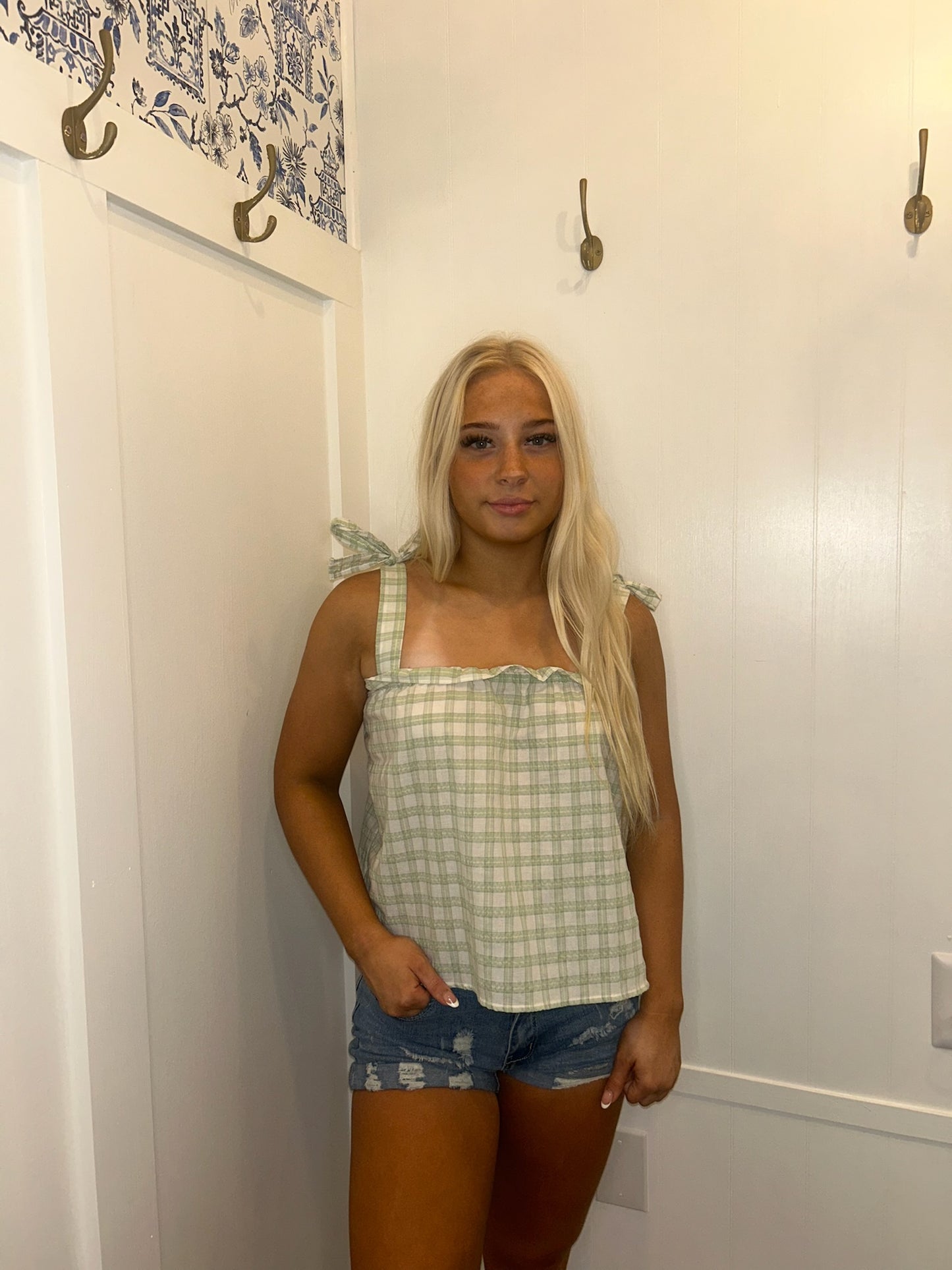 GINGHAM TOP
