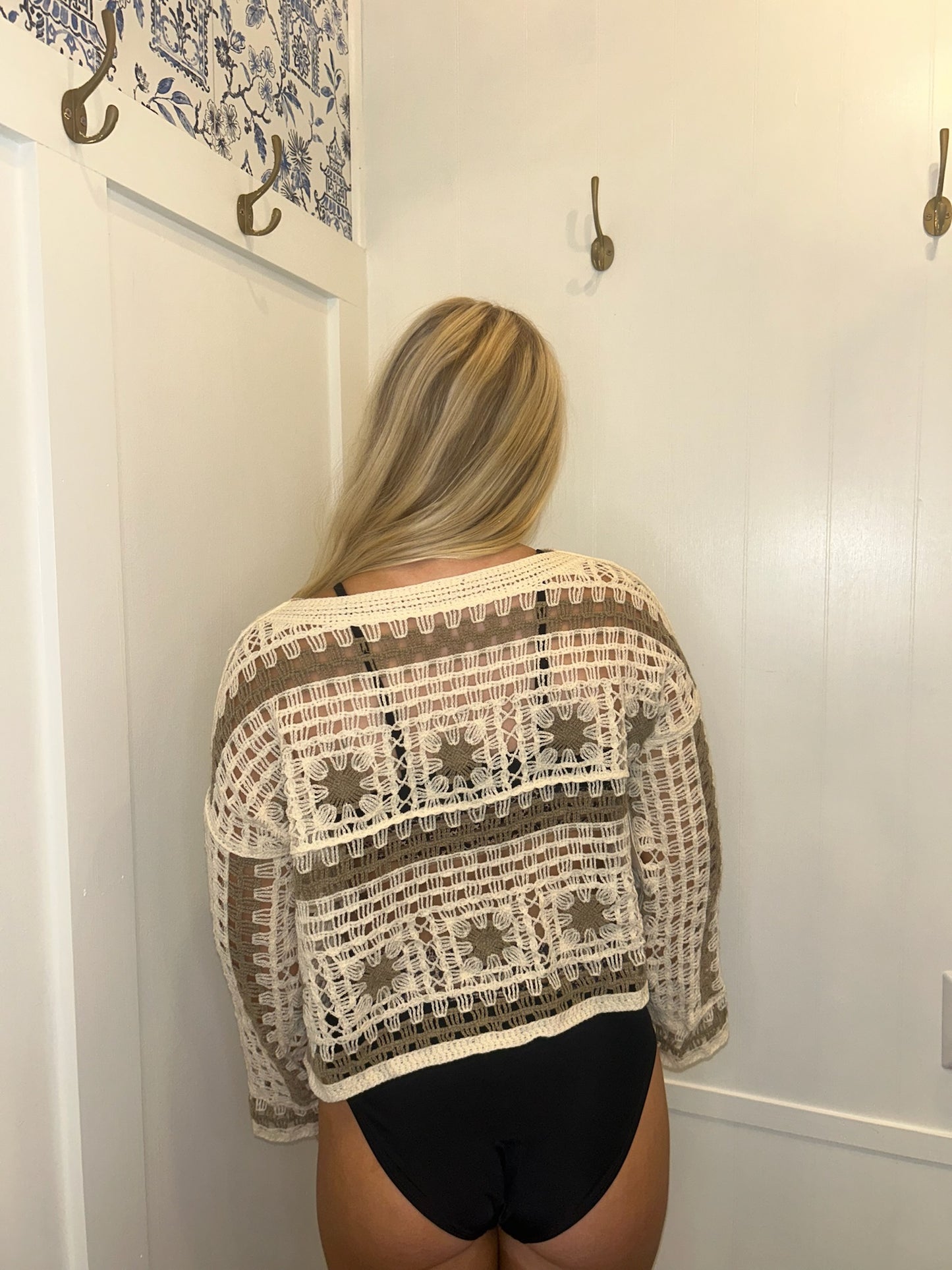Eyelet Knit Top