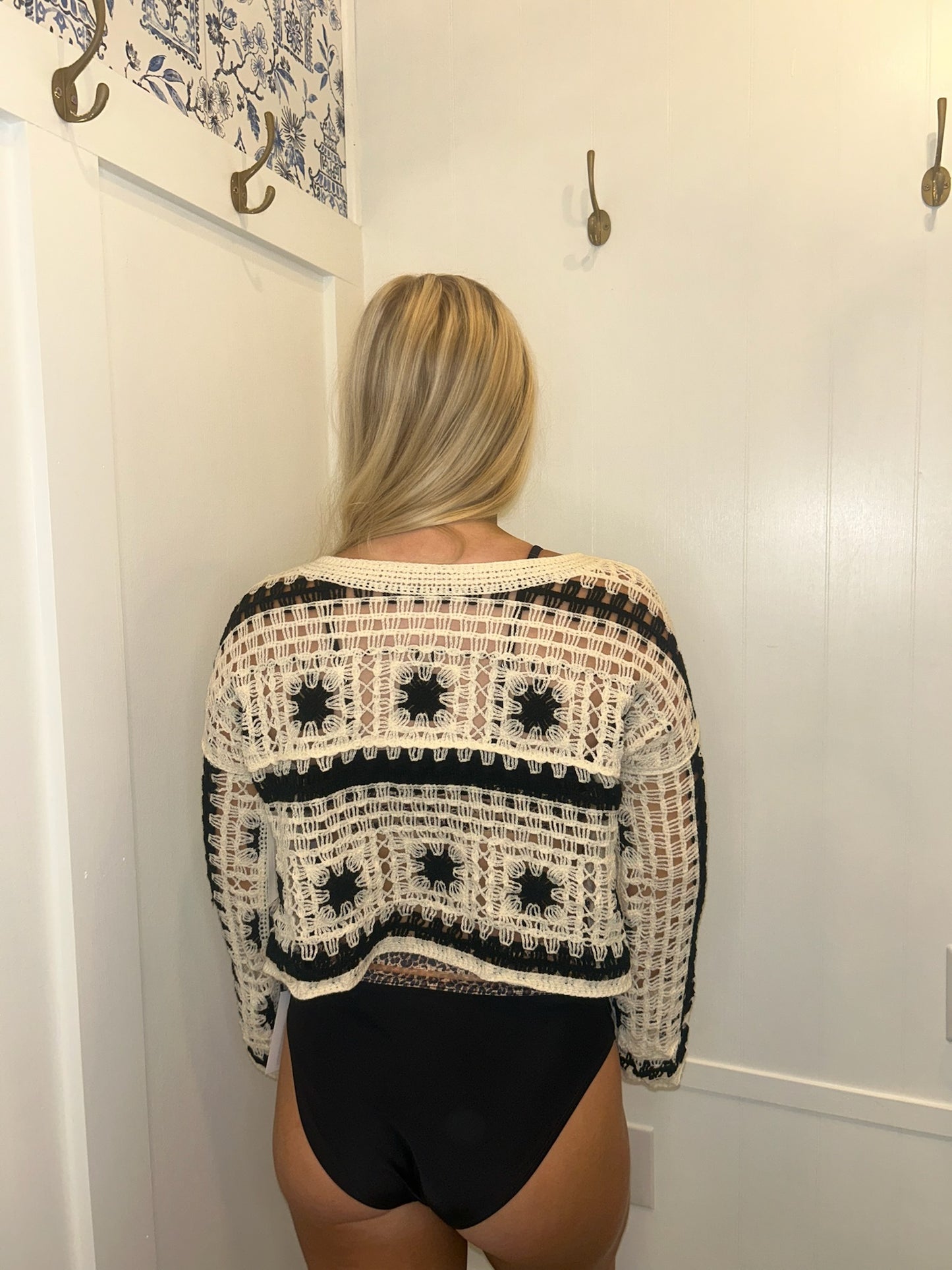 Eyelet Knit Top
