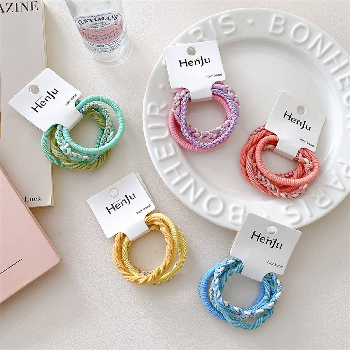 CANDY COLOR HAIR TIES