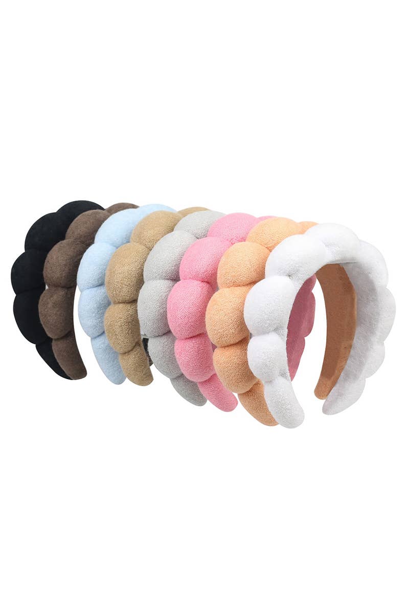 Spa Sponge Terry Towel Hair Headband