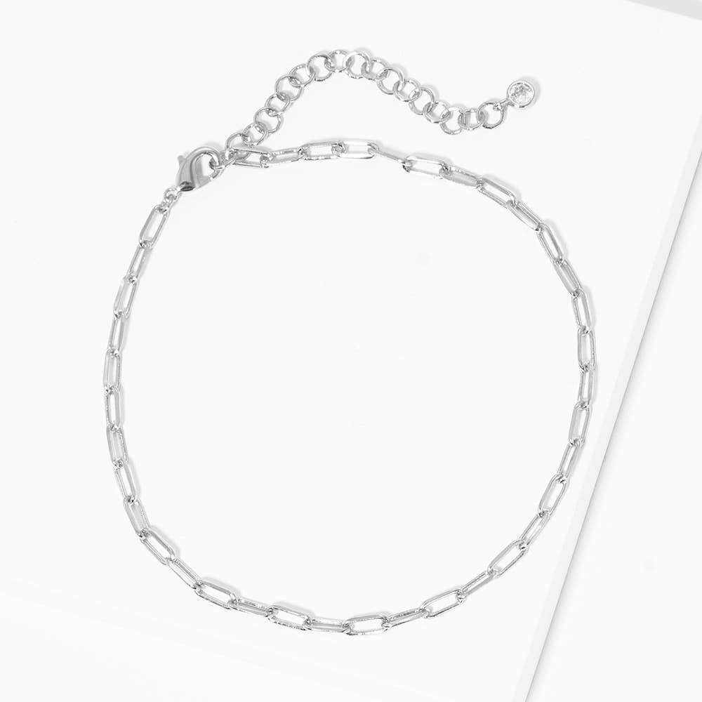Gold Dipped Metal Chain Link Anklet