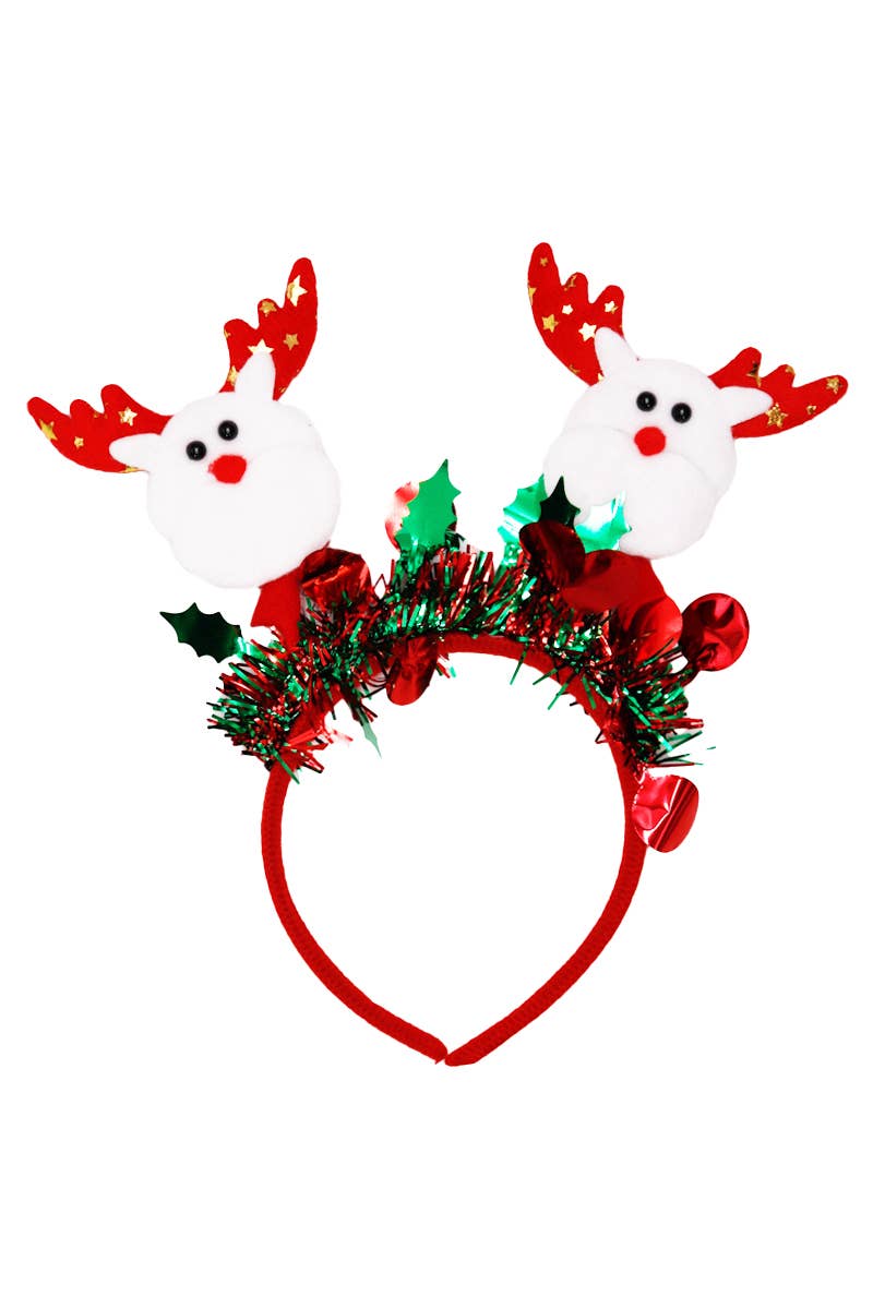 Christmas Shimmery Tinsel Novelty Head Boppers