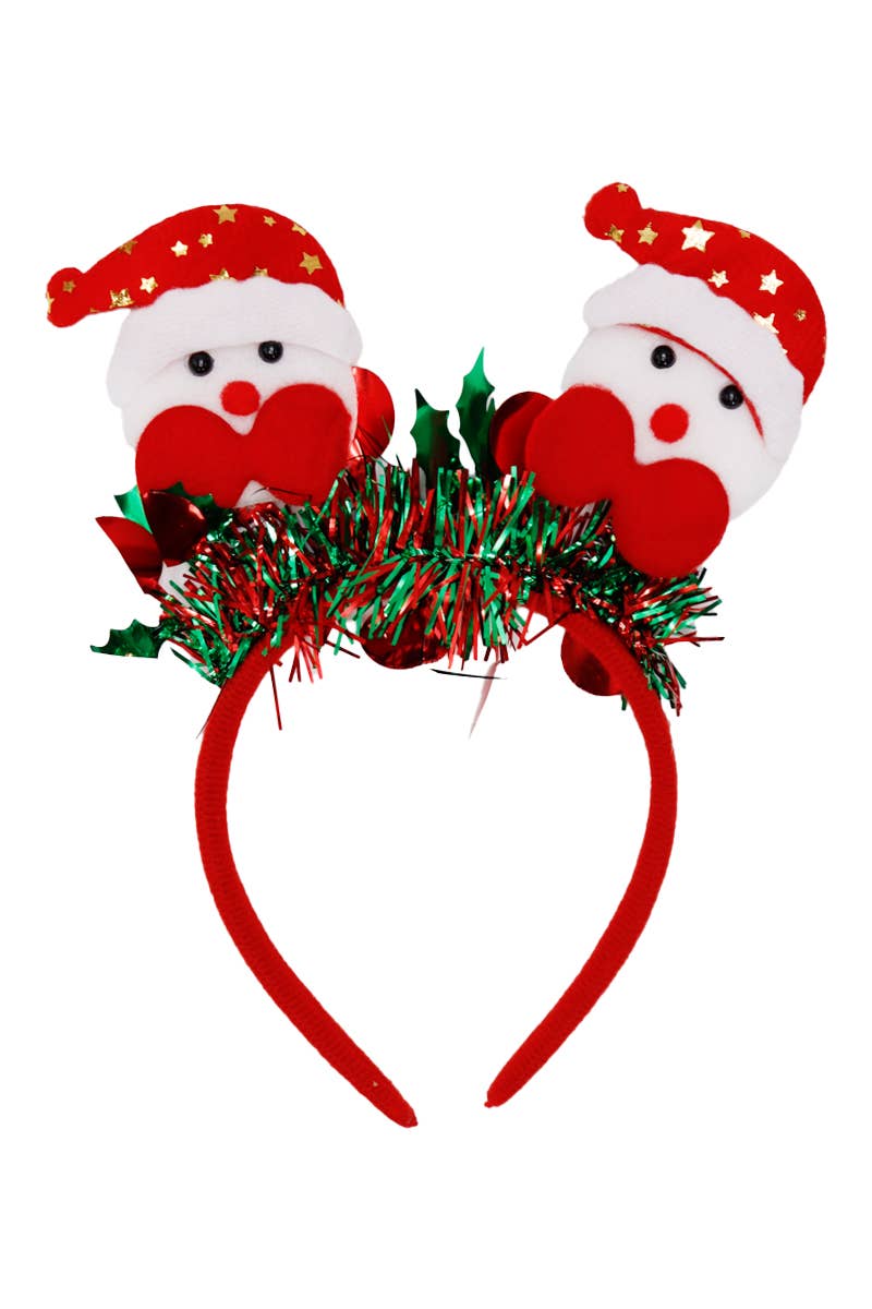 Christmas Shimmery Tinsel Novelty Head Boppers