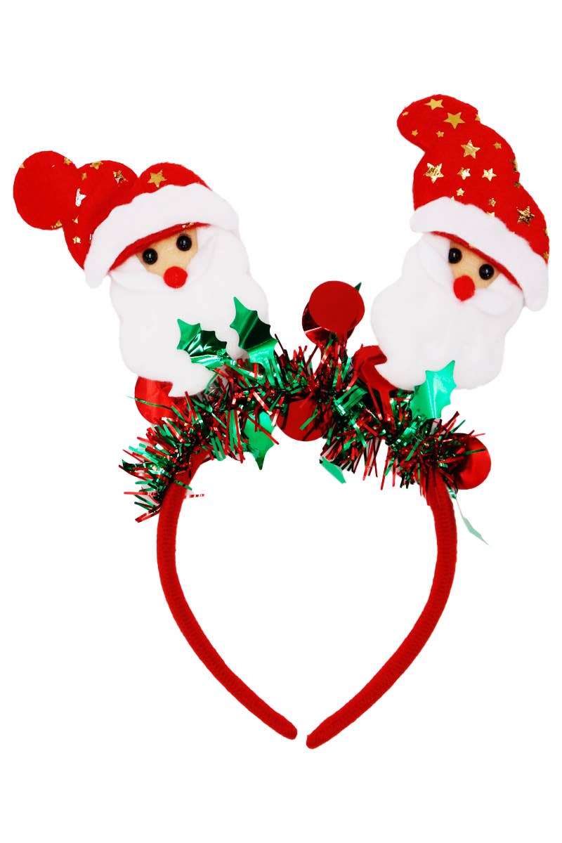 Christmas Shimmery Tinsel Novelty Head Boppers