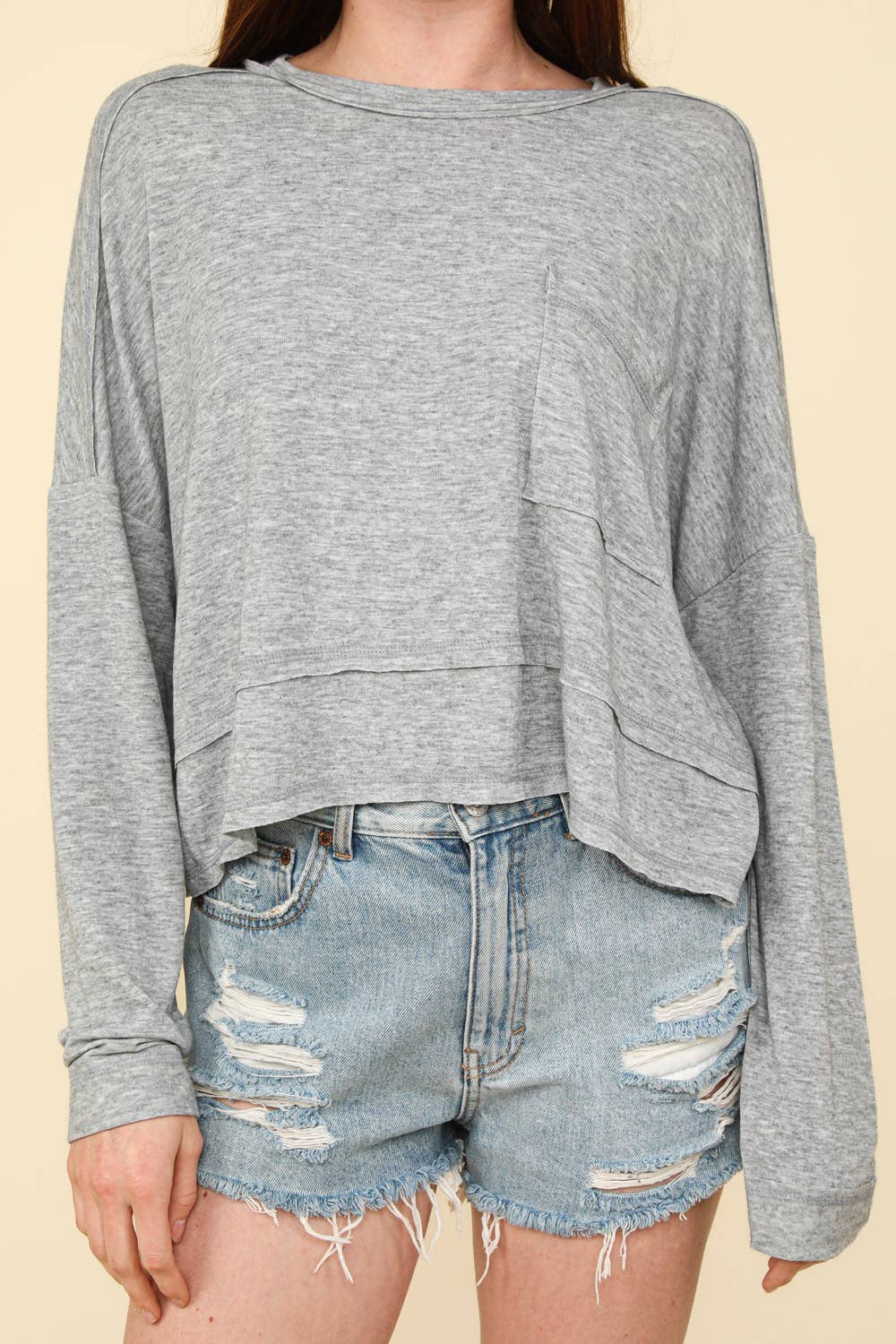 Oversized Casual Knit Top