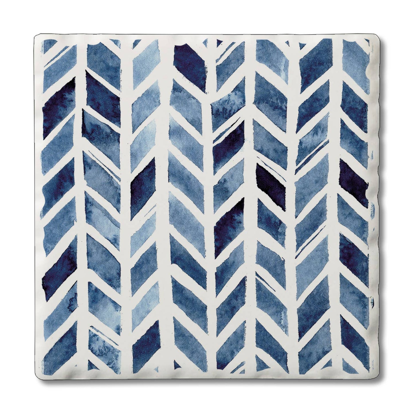 Thirstystone "Chevrons" Single Absorbent Stone Coaster