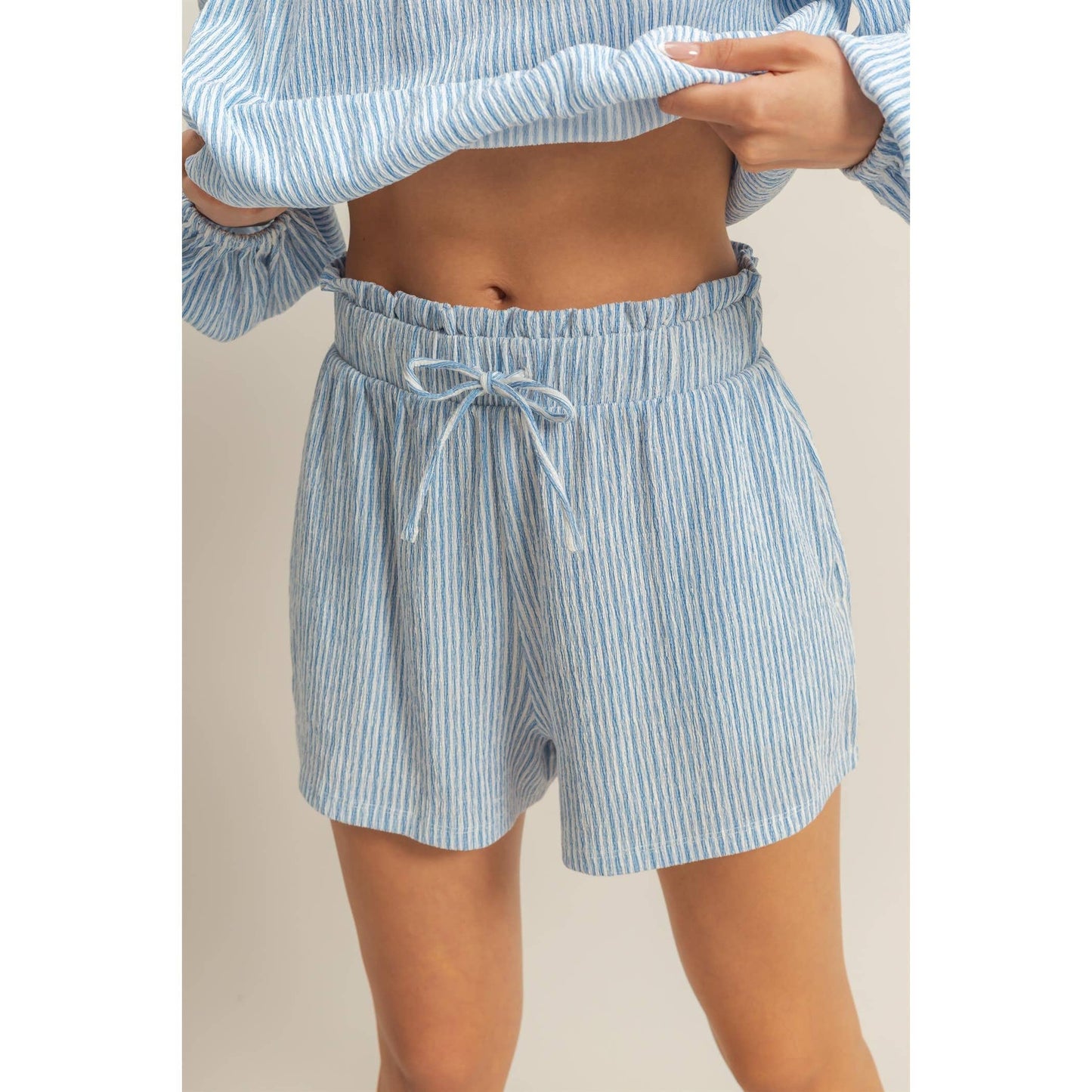 Off Shoulder Top And Short Set (Sold as Separates)