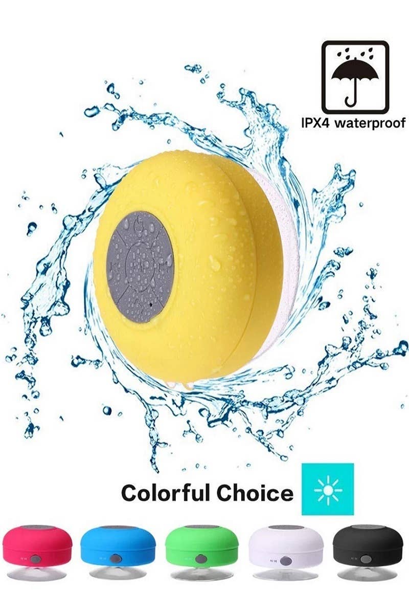 Portable Bathroom Bluetooth Led Speaker