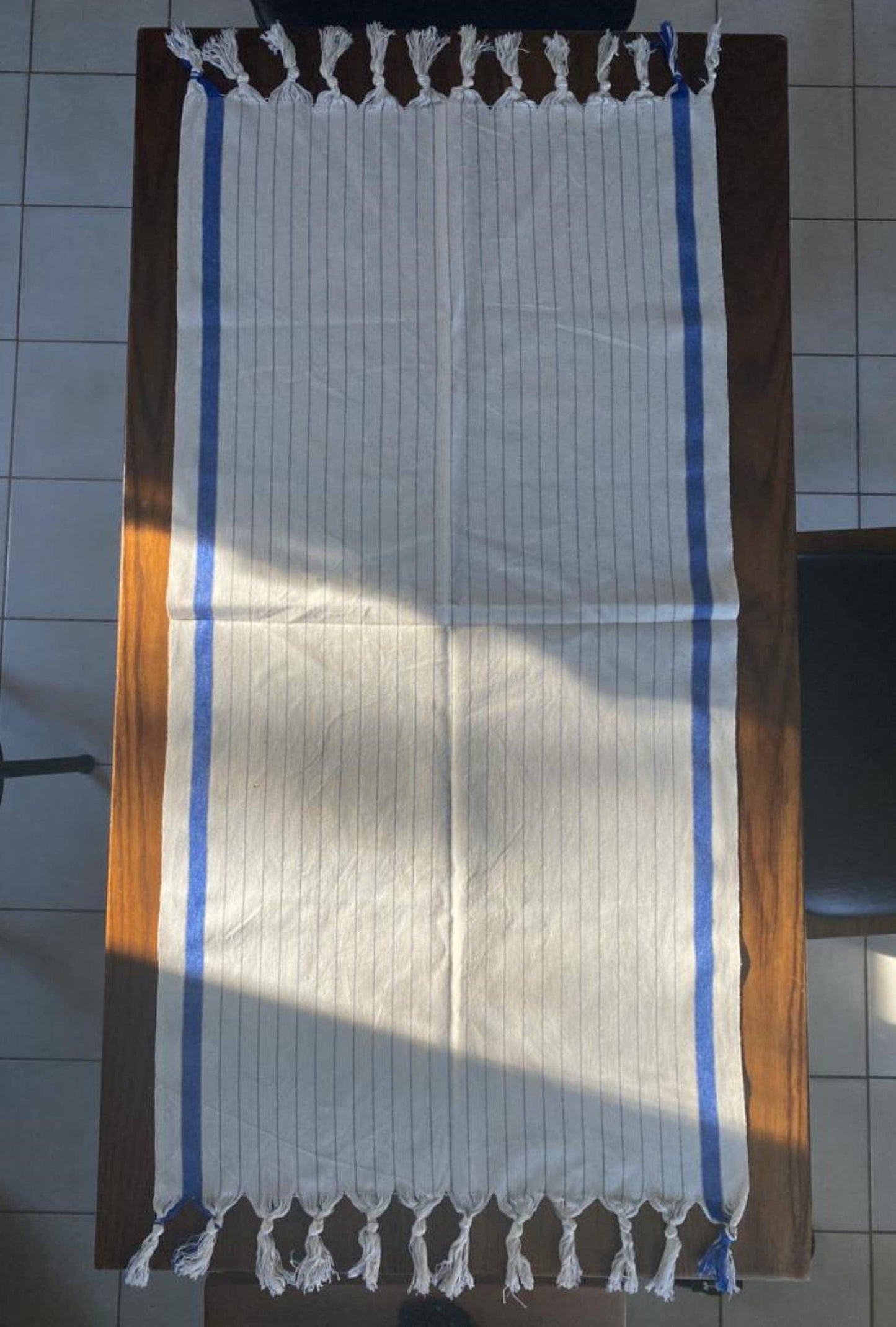 Handwoven Turkish Cotton Hand Towel | Small Table Runner