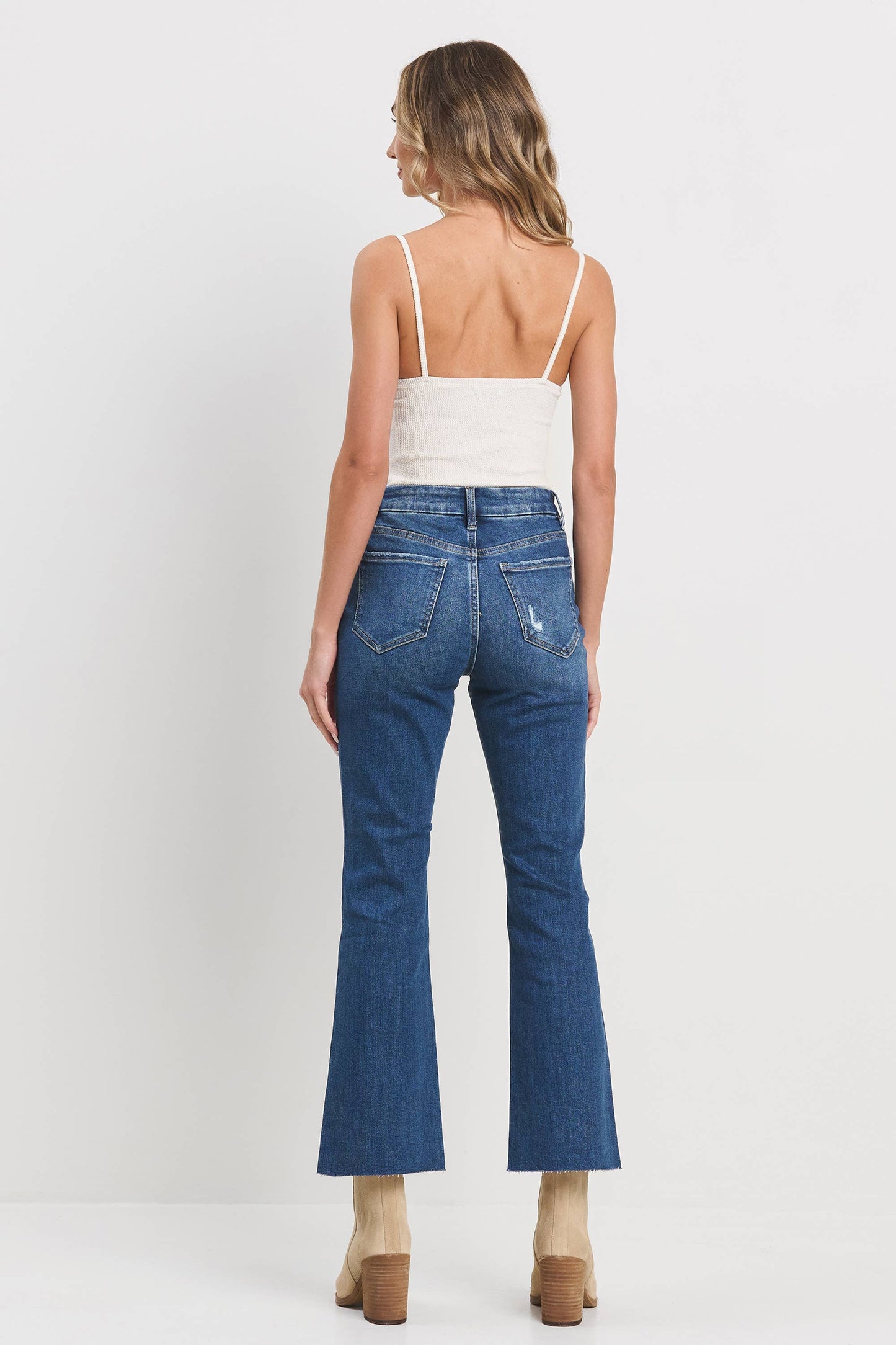 High Rise Crop Flare
